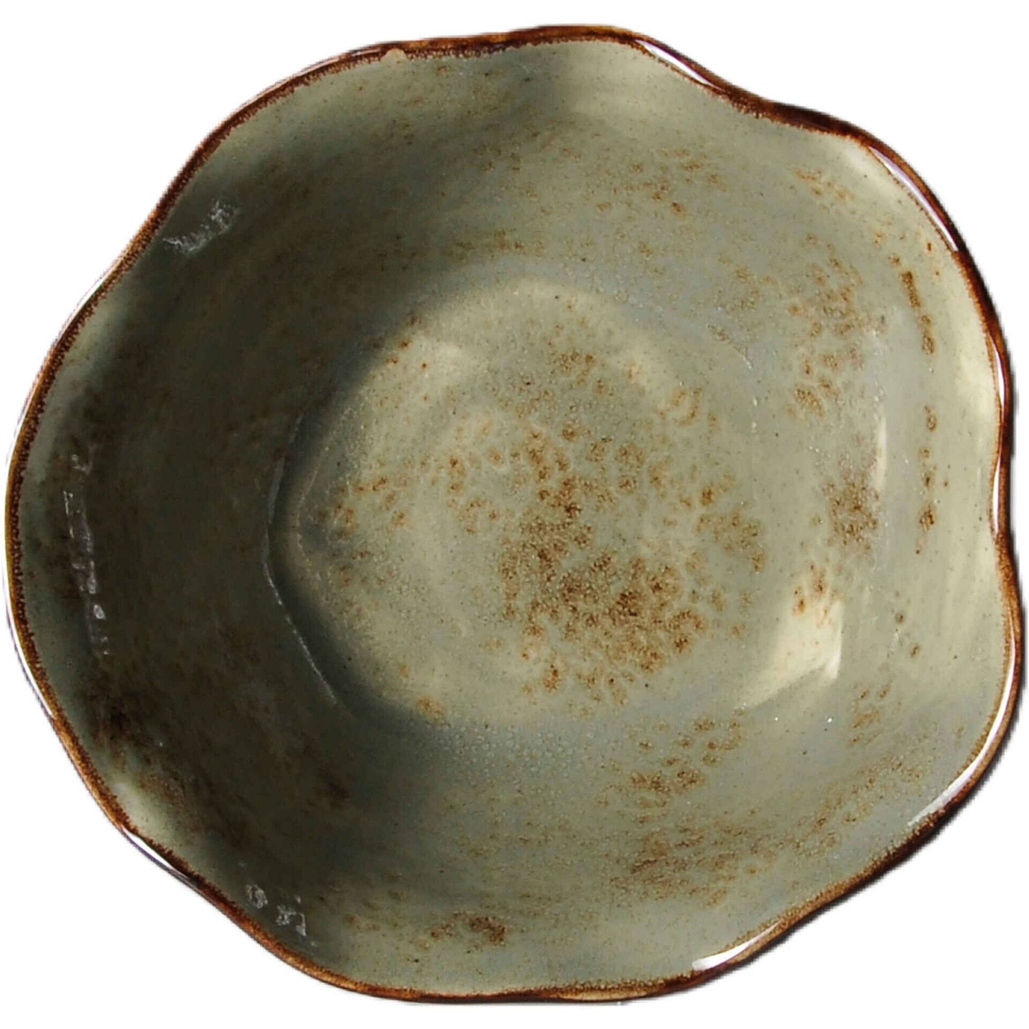 Ta&ccedil;a Recortada Reativa 15cm Verde Kasa