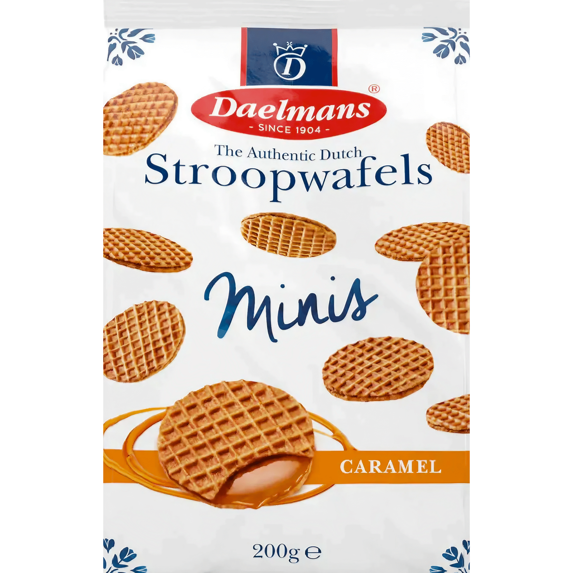 Bolachas Mini Stroopwafels Caramelo Daelmans
