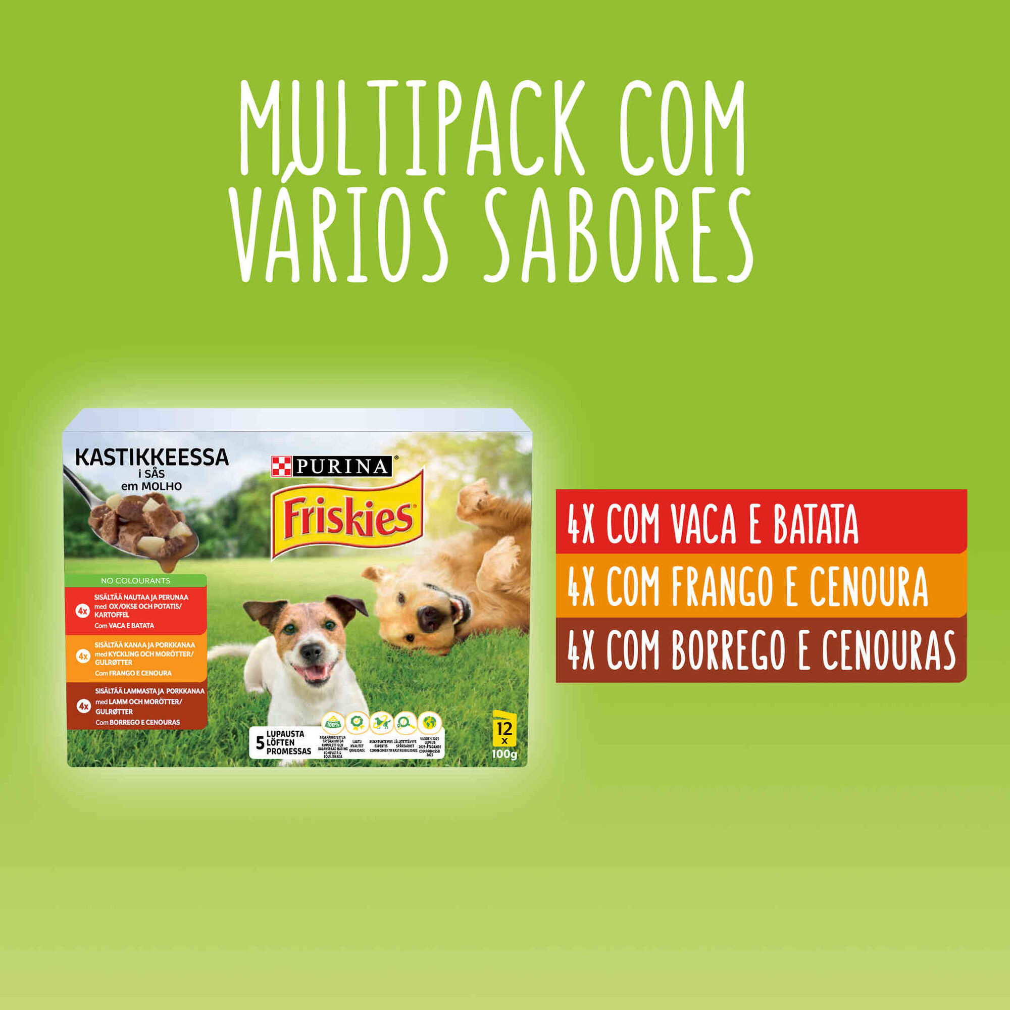 Comida Húmida para Cão Adulto Carnes em Molho
