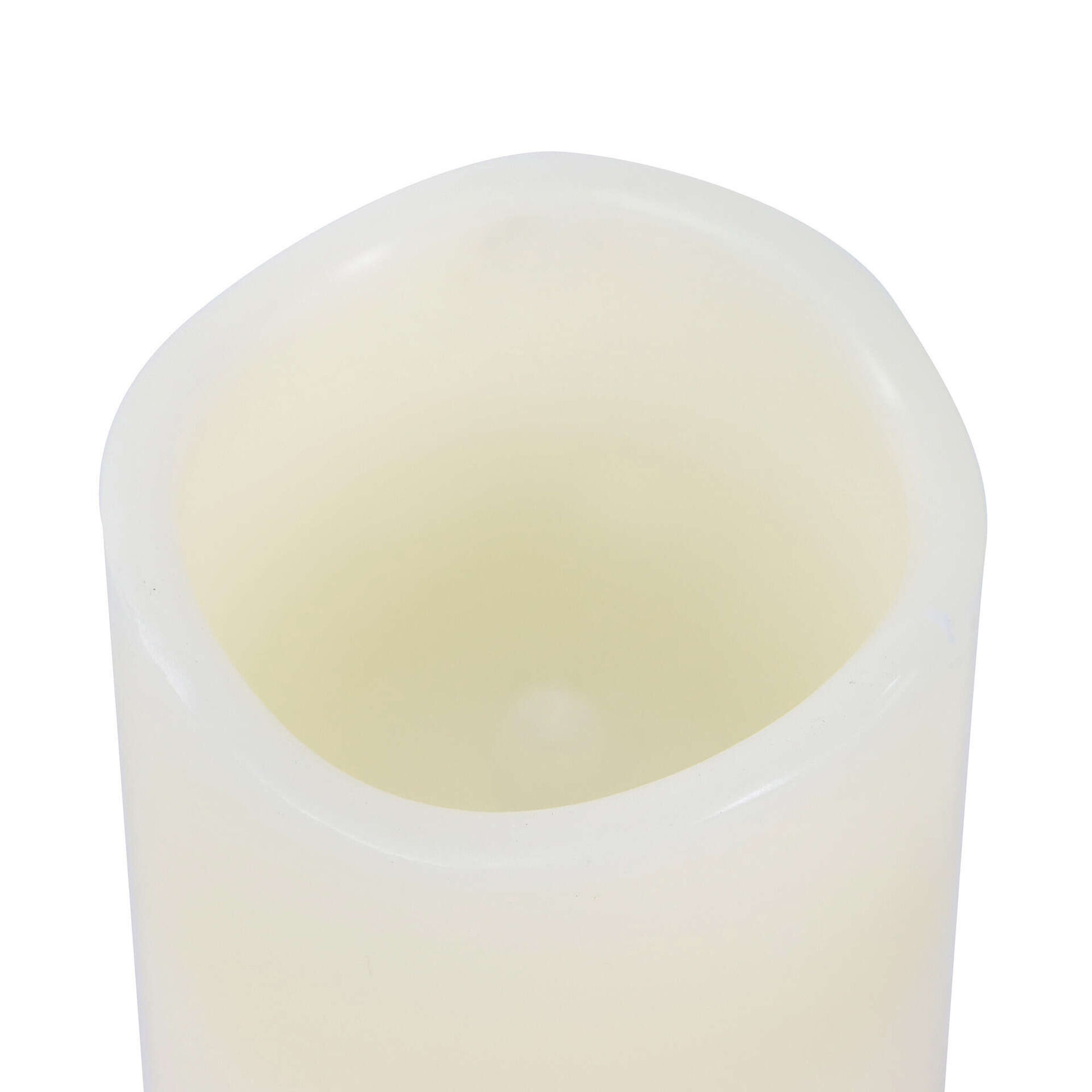 Vela Pilar LED 15cm Branca