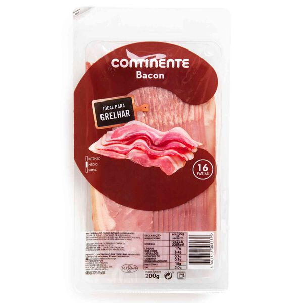 Bacon Fumado Fatiado Continente