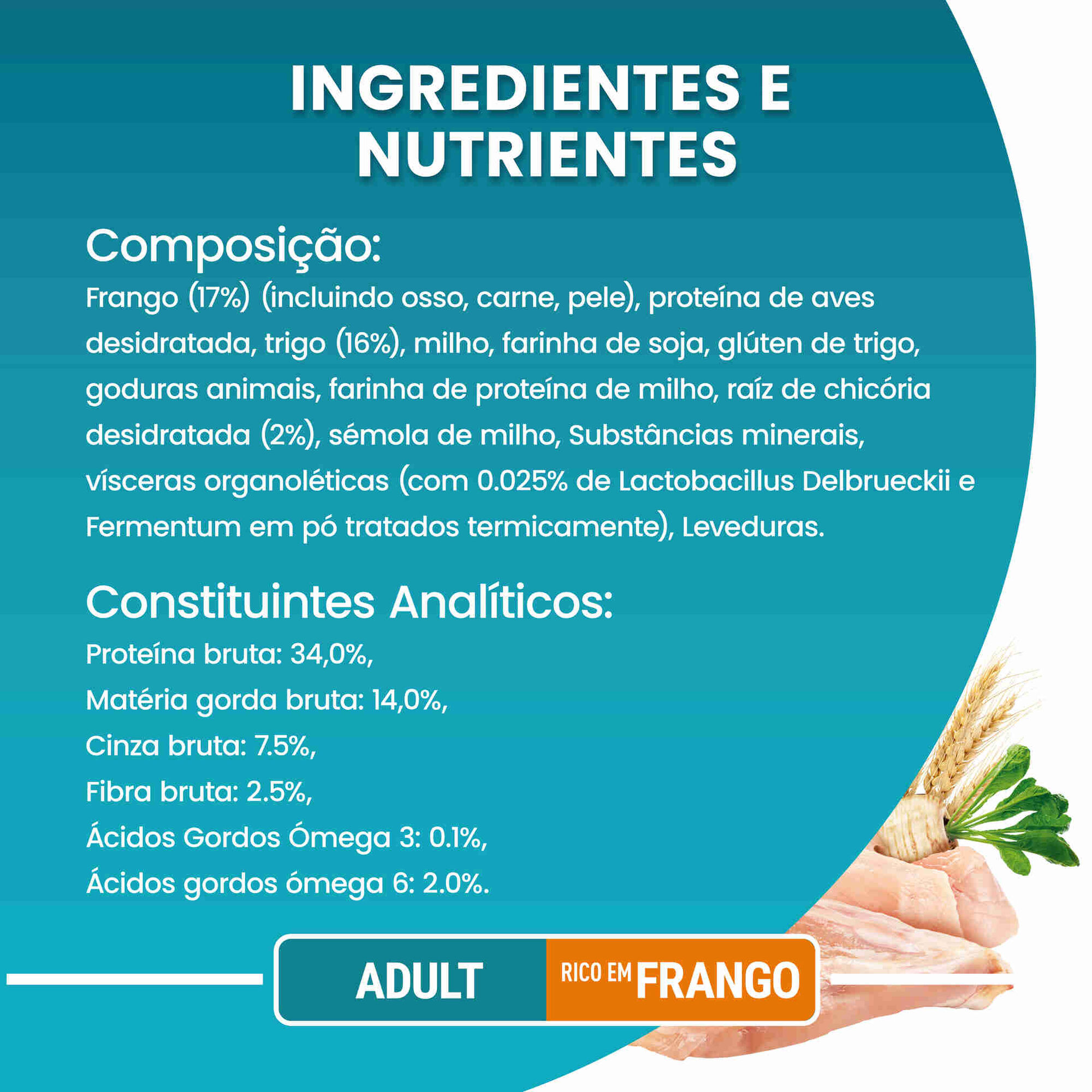 Ração para Gato Adulto Frango