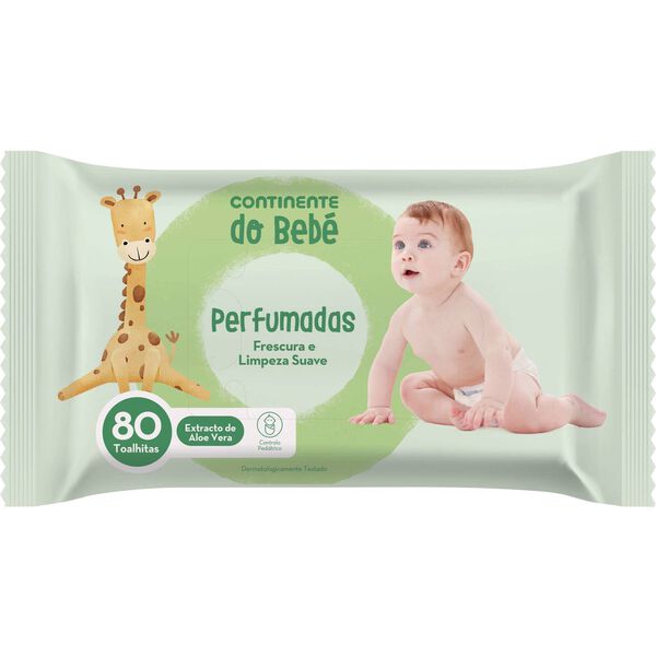 Toalhitas Bebé Perfumadas Continente do Bebé