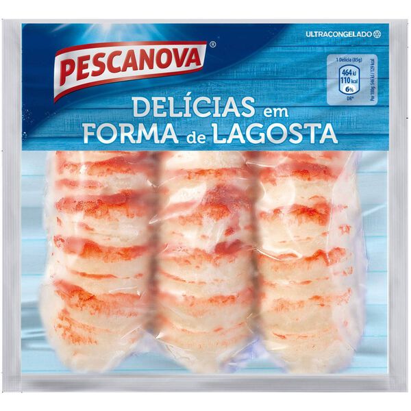 Delícias do Mar em Forma de Lagosta Ultracongeladas Pescanova