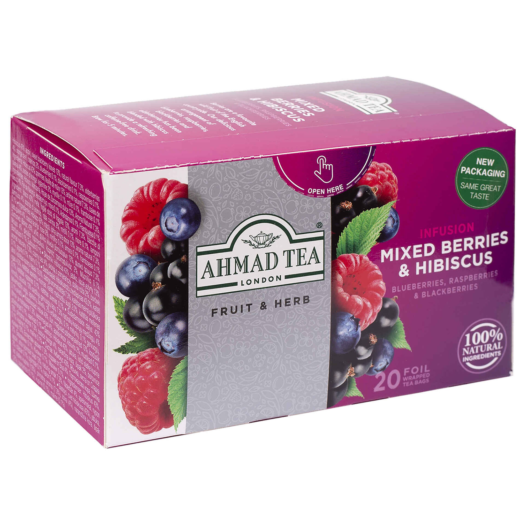 Infus&atilde;o Frutos Vermelhos Saquetas