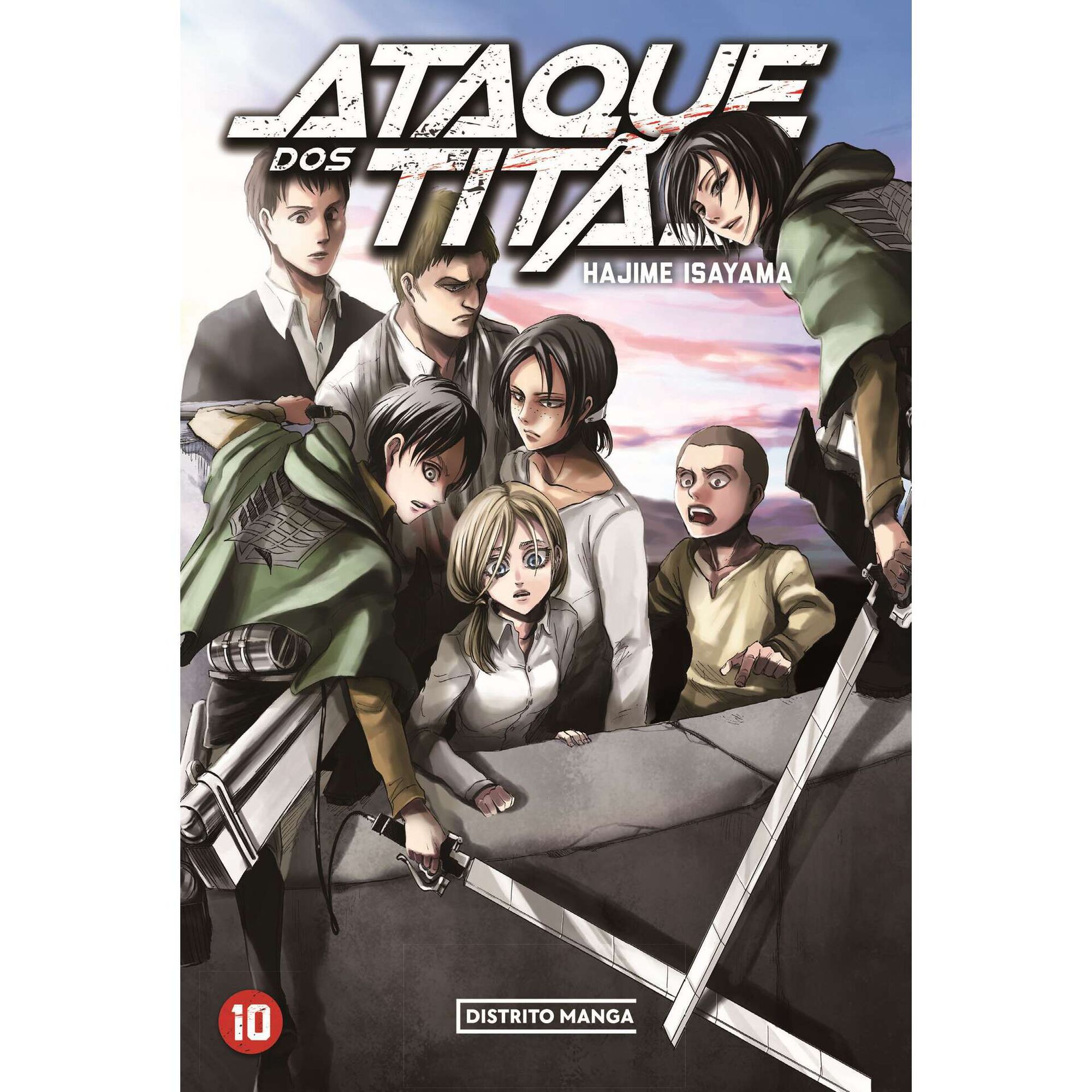 Ataque dos Tit&atilde;s (Livro 10) de Hajime Isayama