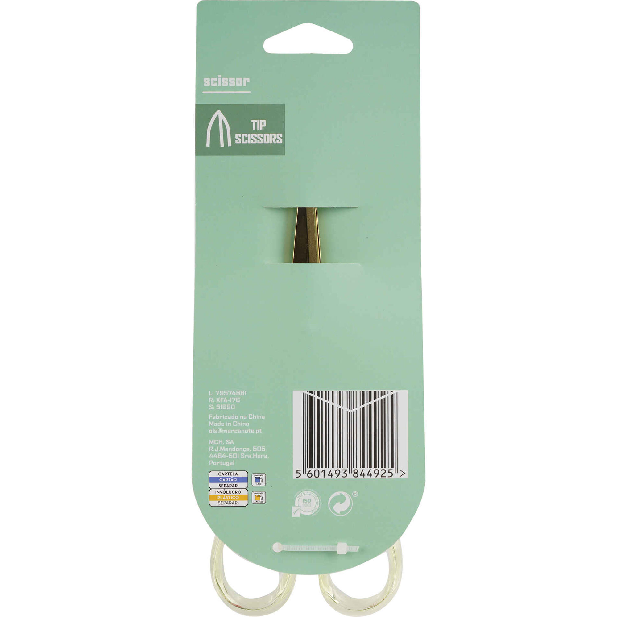 Tesoura 16,5cm Ambidestra Neon Note!