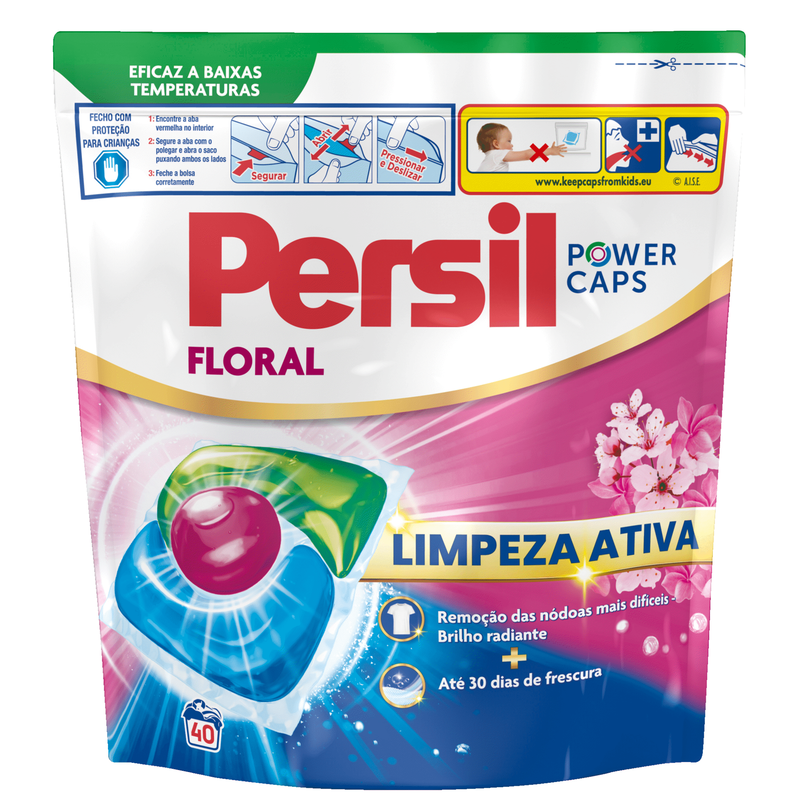 Detergente Máquina Roupa Cápsulas Floral Persil