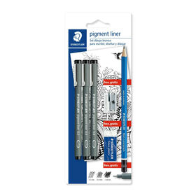 Marcador Permanente Pigmentado Liner de Tinta Preto