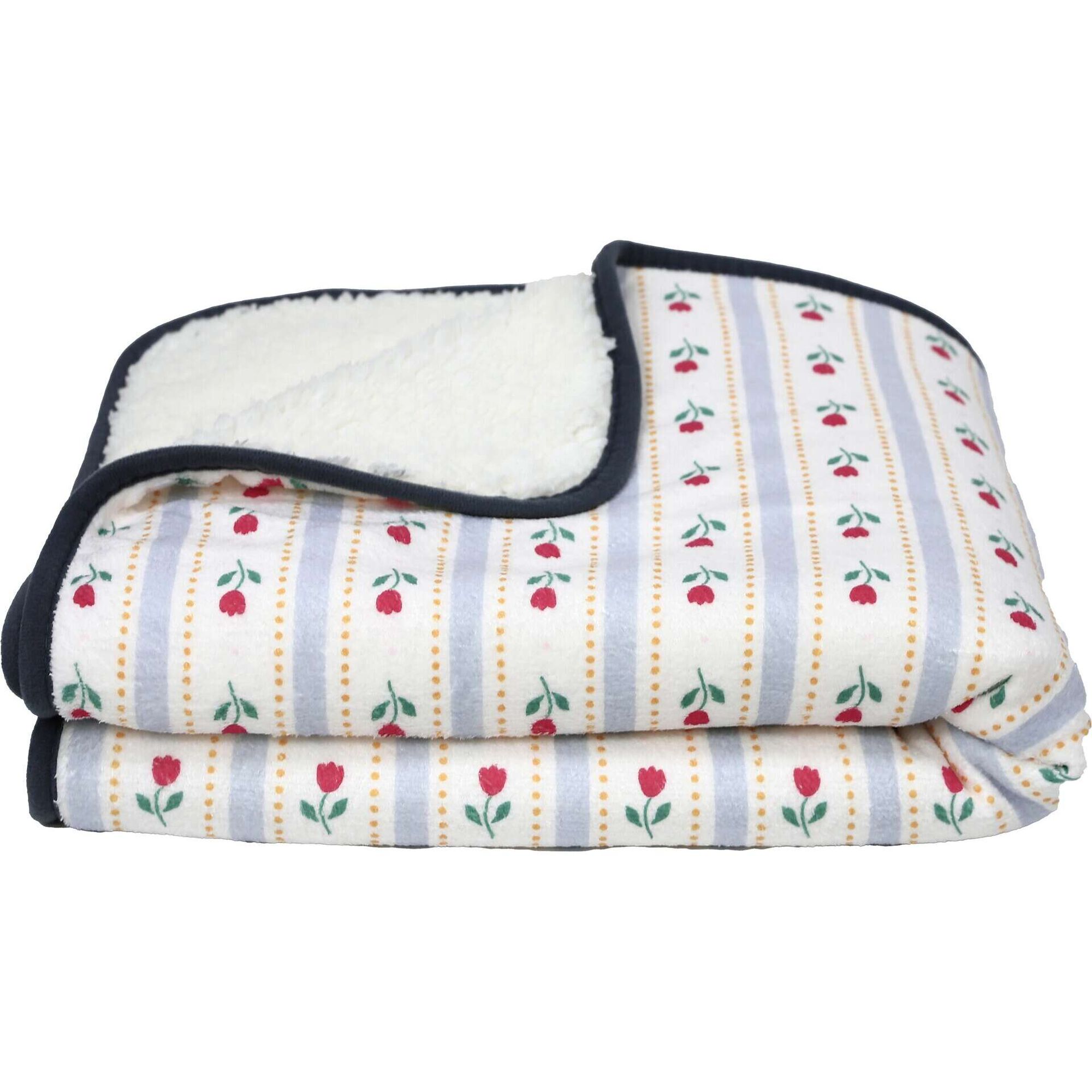 Manta Poncho Tulipas Rustic Country Kasa