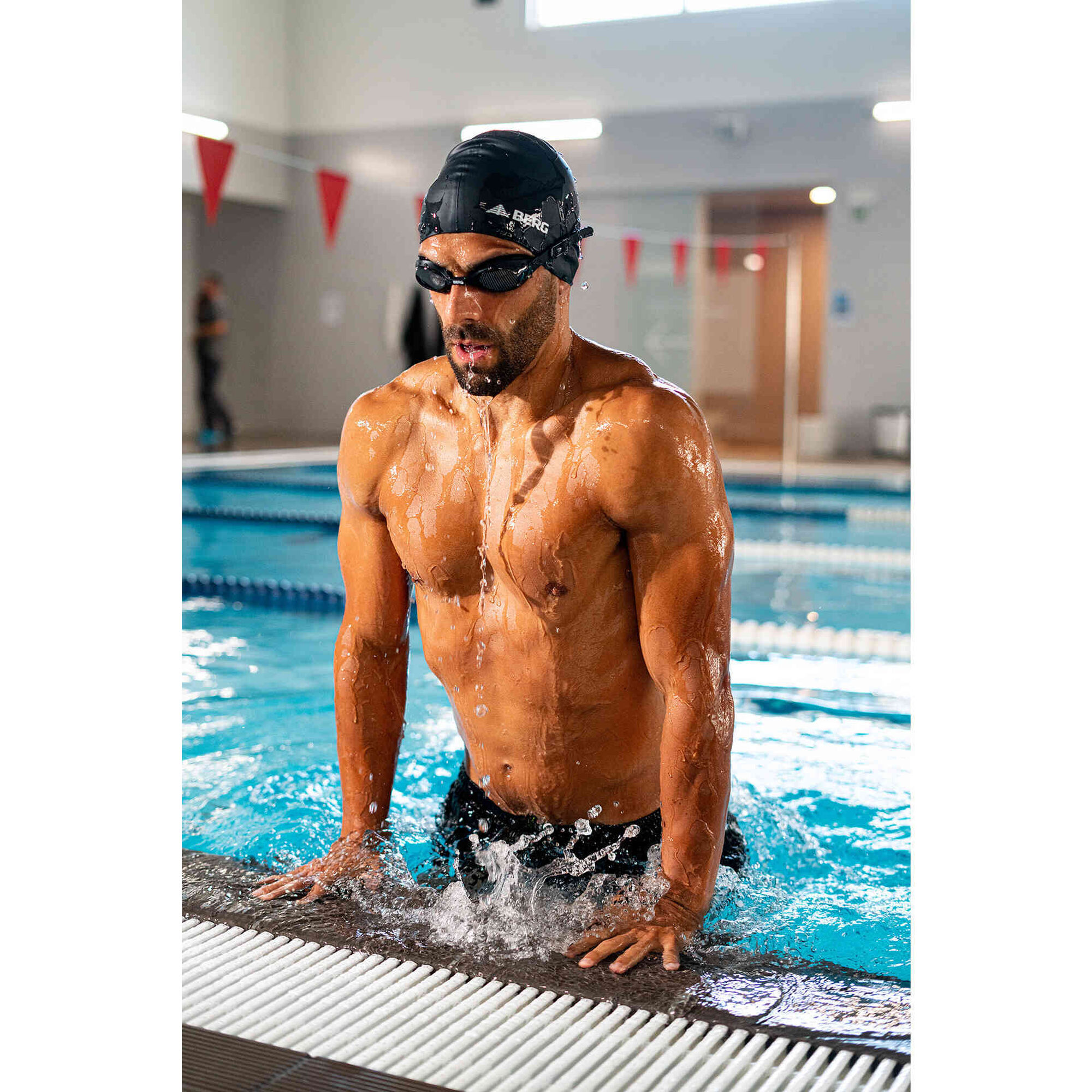 Touca Silicone Preta Adulto