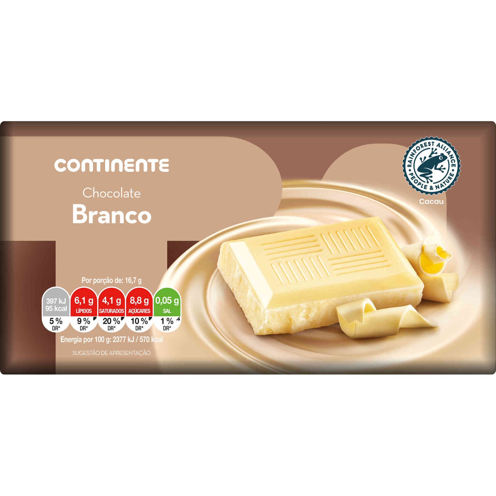 Tablete de Chocolate Branco Tablete de Chocolate Branco