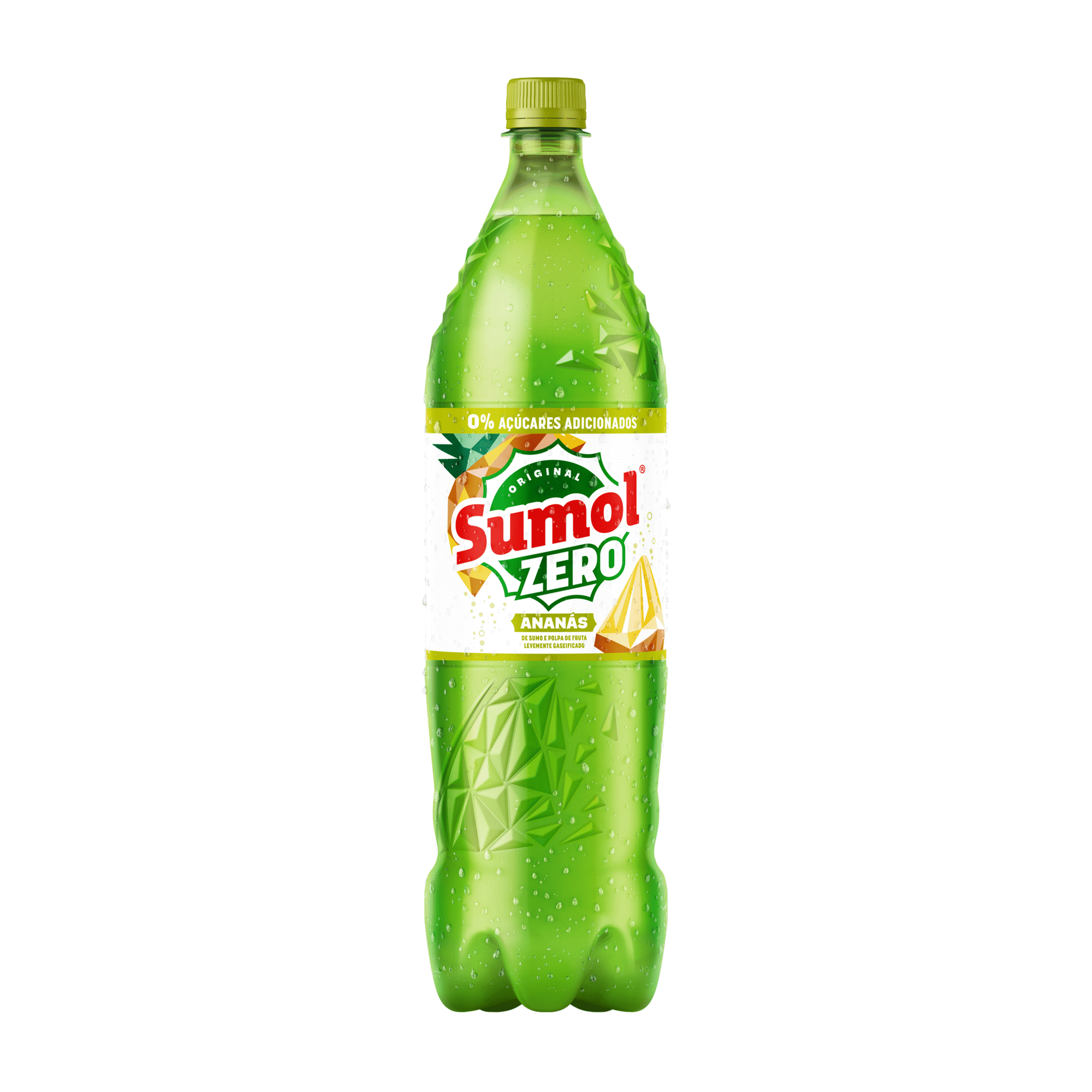Refrigerante com Gás de Ananás sem Açúcar