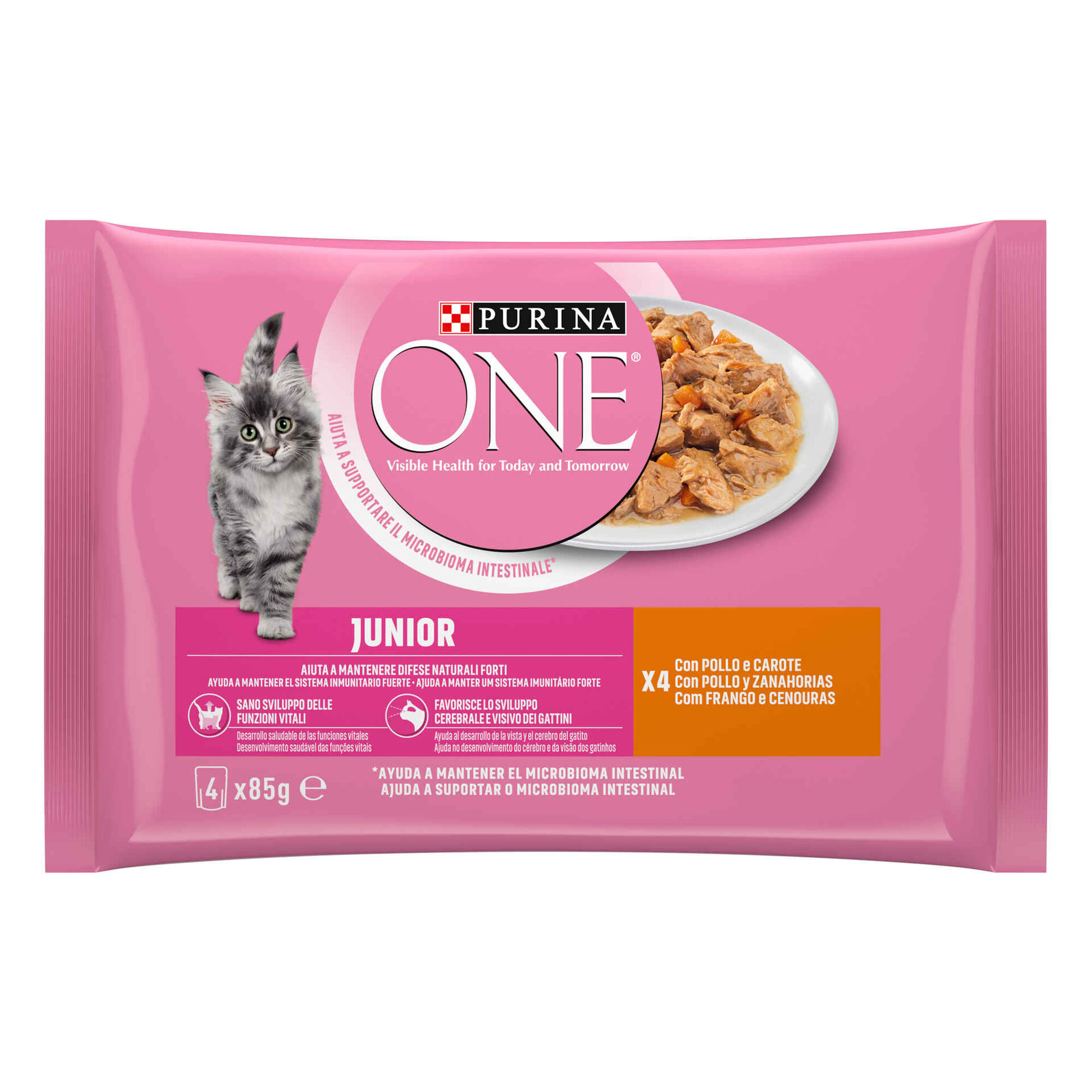 Comida Húmida para Gato Júnior Frango