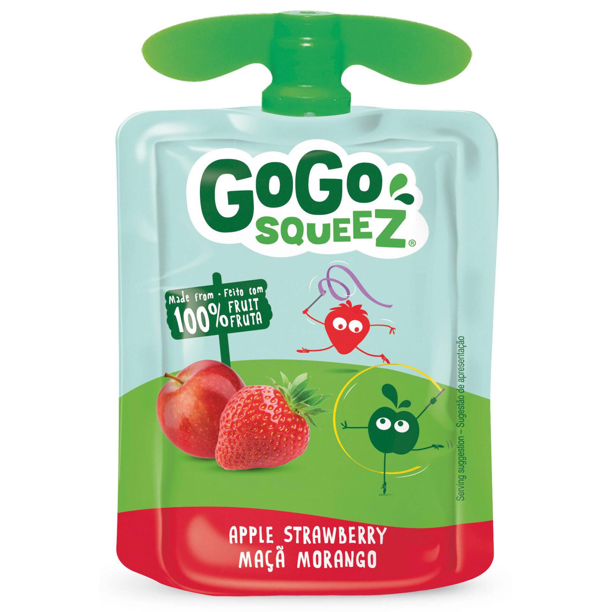 Saqueta de Fruta Maçã e Morango Saqueta de Fruta Maçã e Morango
