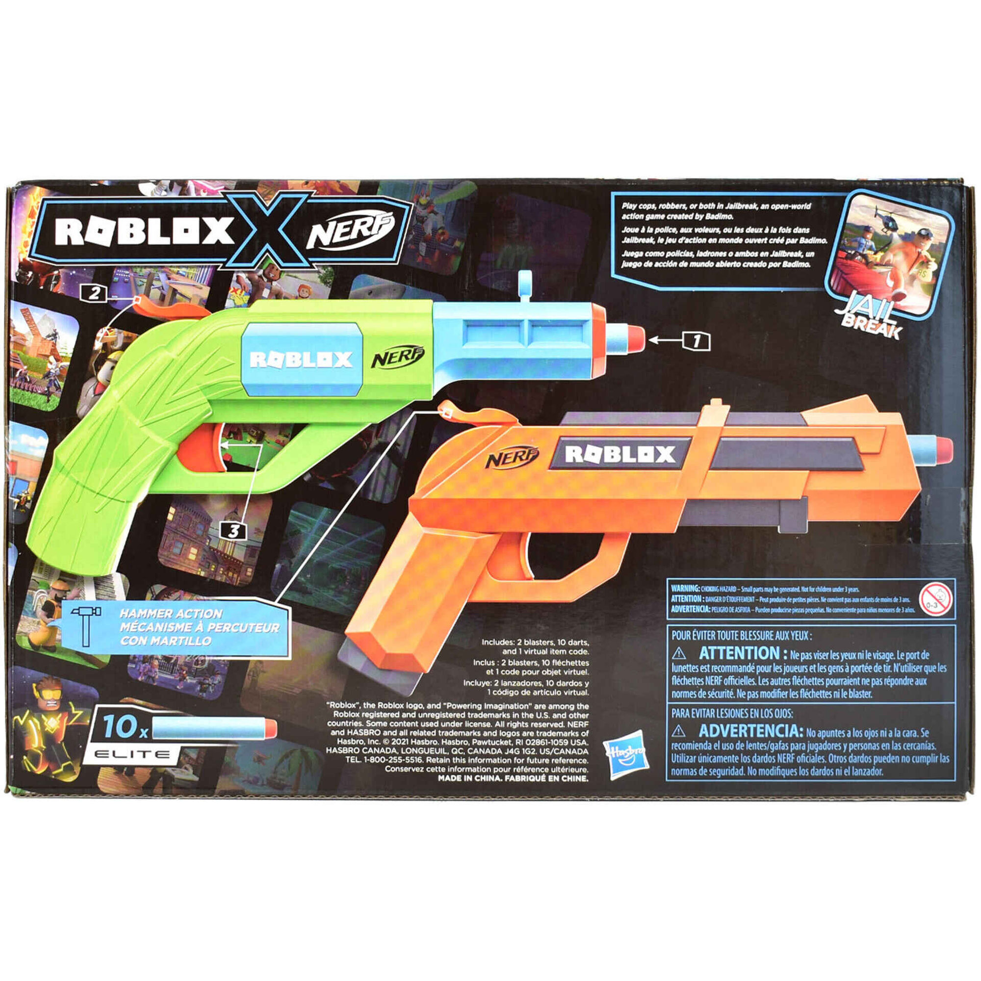 Lançador Nerf Roblox Jailbreak Armory