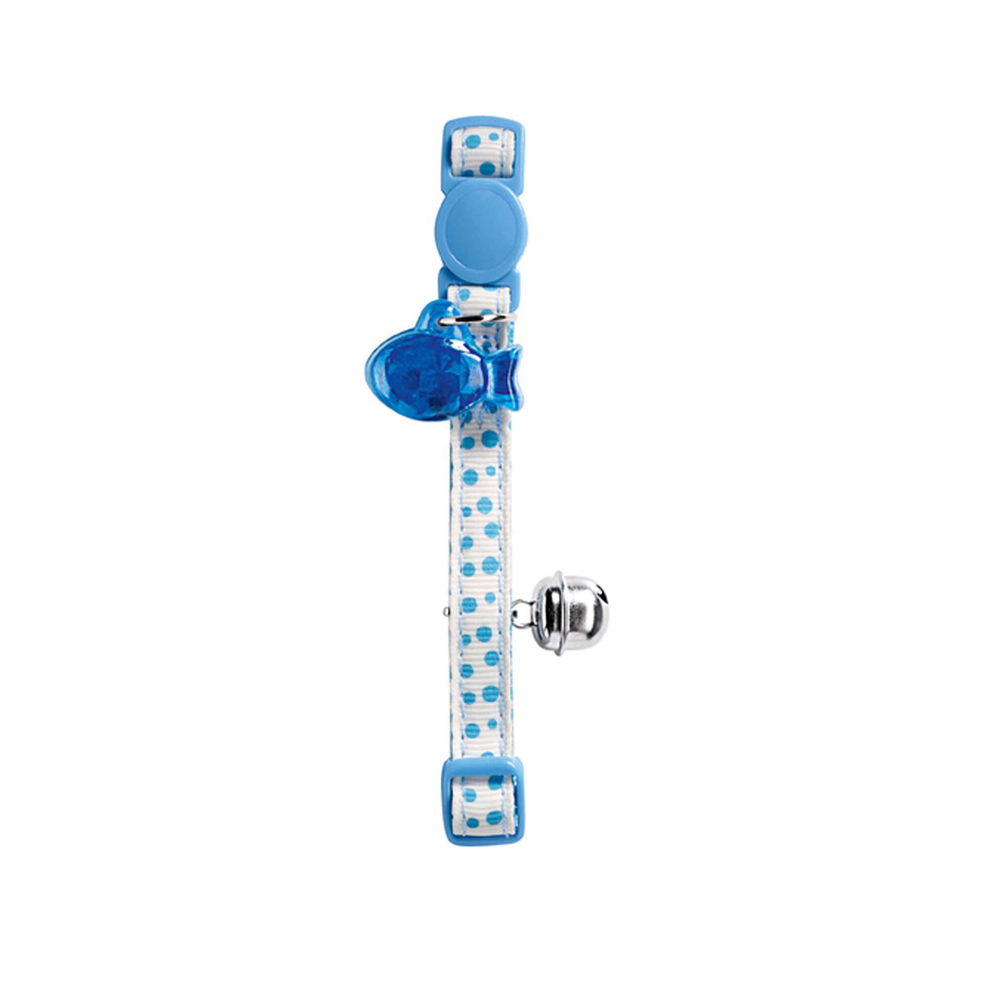 Coleira para Gato Pet+Fecho Baby Dots Azul Coleira para Gato Pet+Fecho Baby Dots Azul