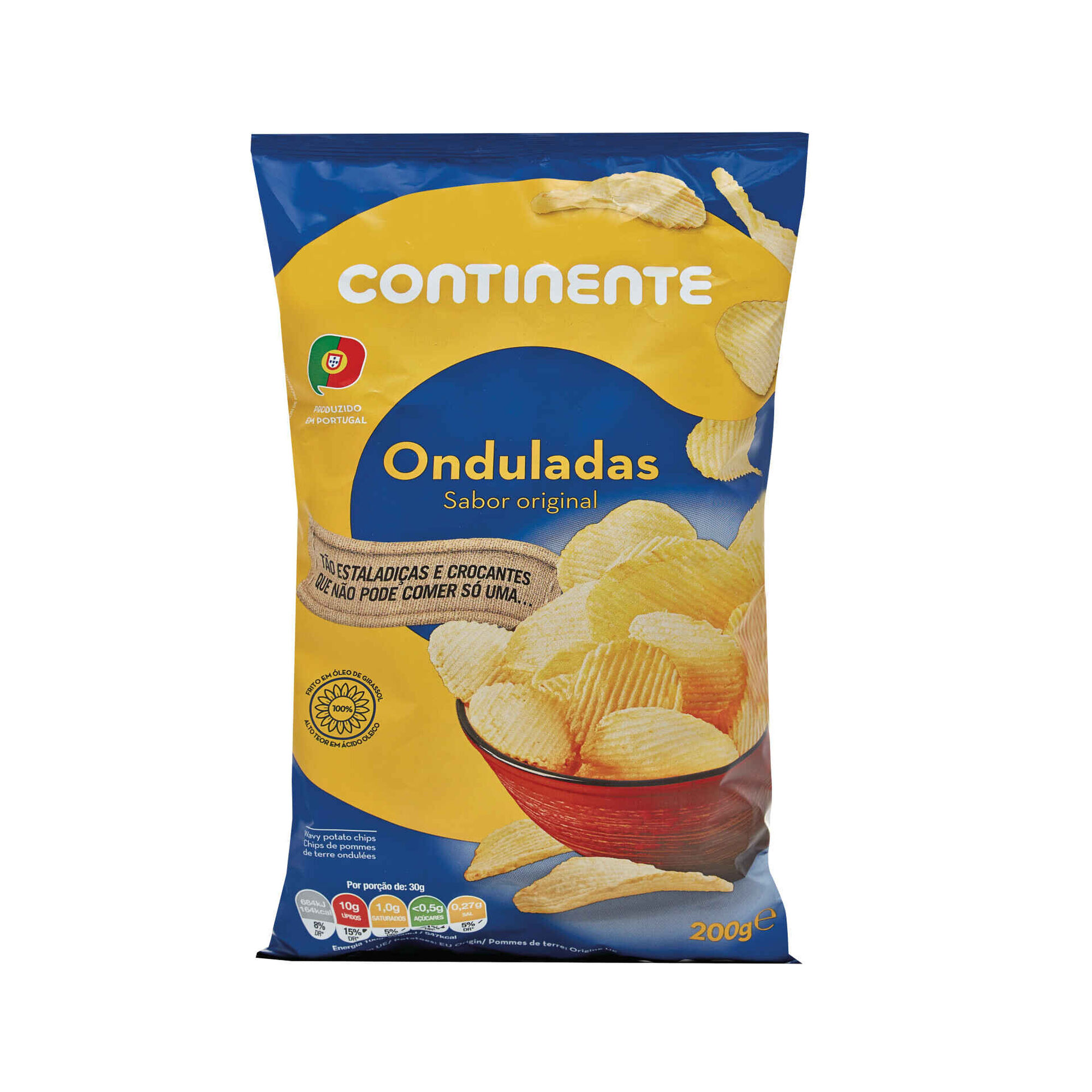 Batata Frita Ondulada Continente