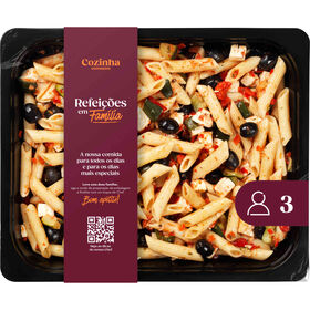 Massa Penne com Queijo para 3 Pessoas