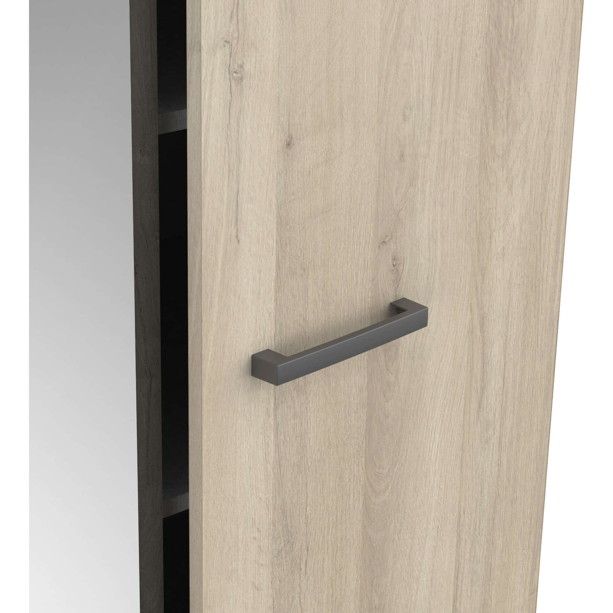 Roupeiro 3 Portas 134x51x192cm Carvalho Watson