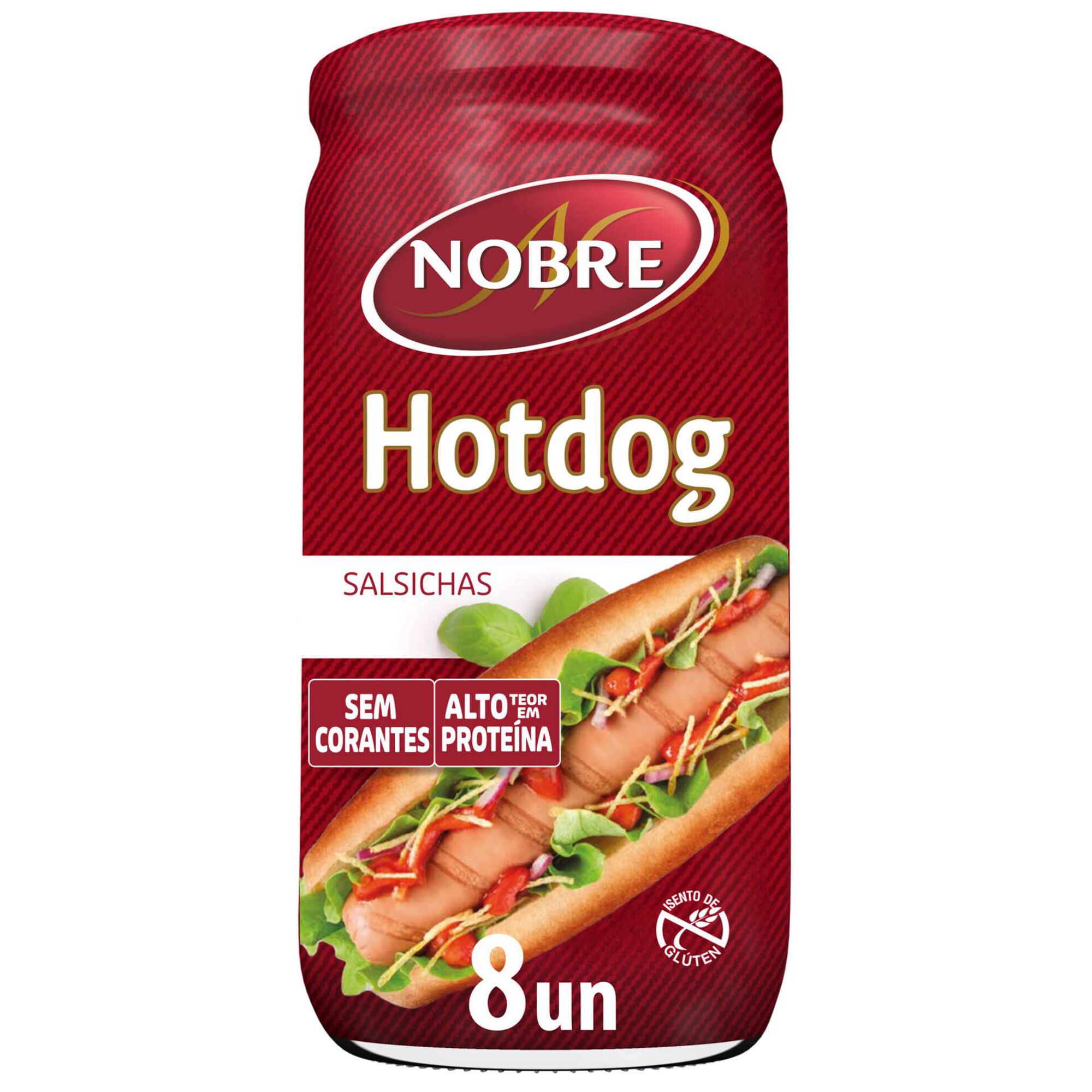 Salsichas Hot Dog Frasco 8 un