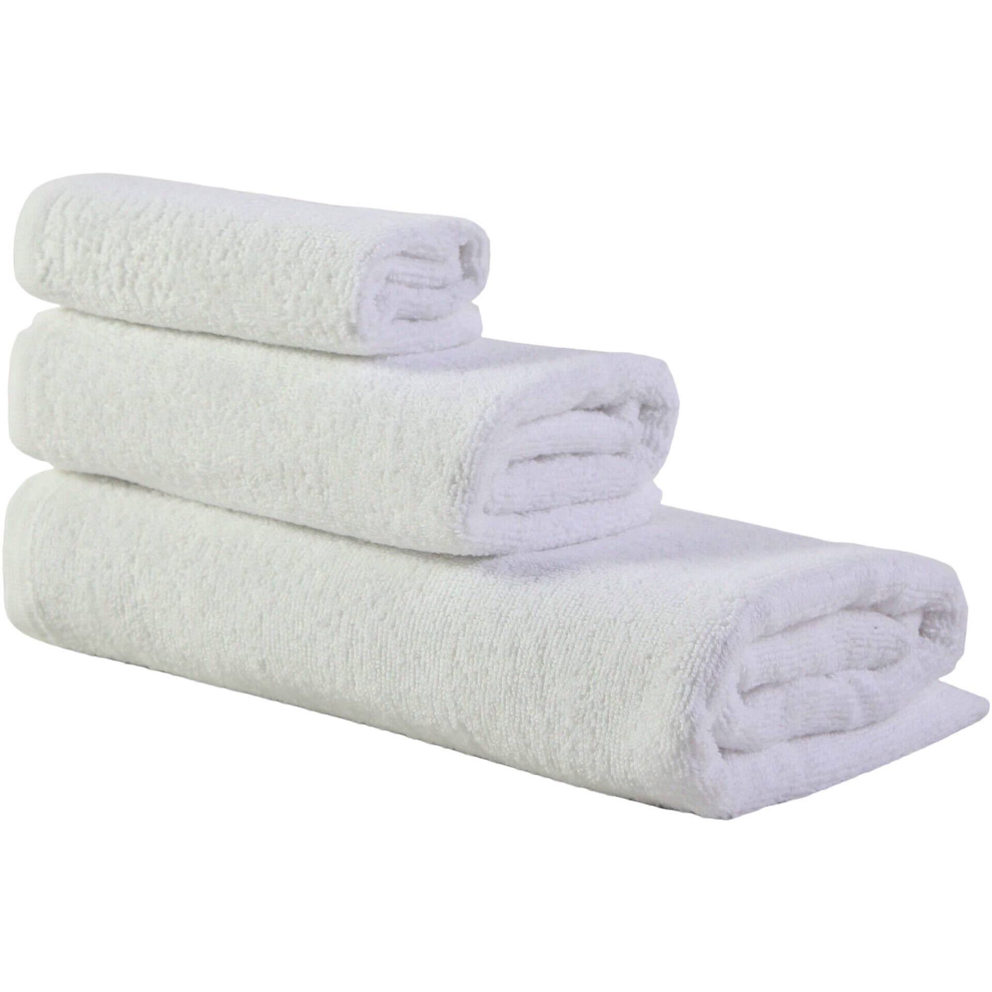 Conjunto 3 Toalhas Leve Branca Kasa