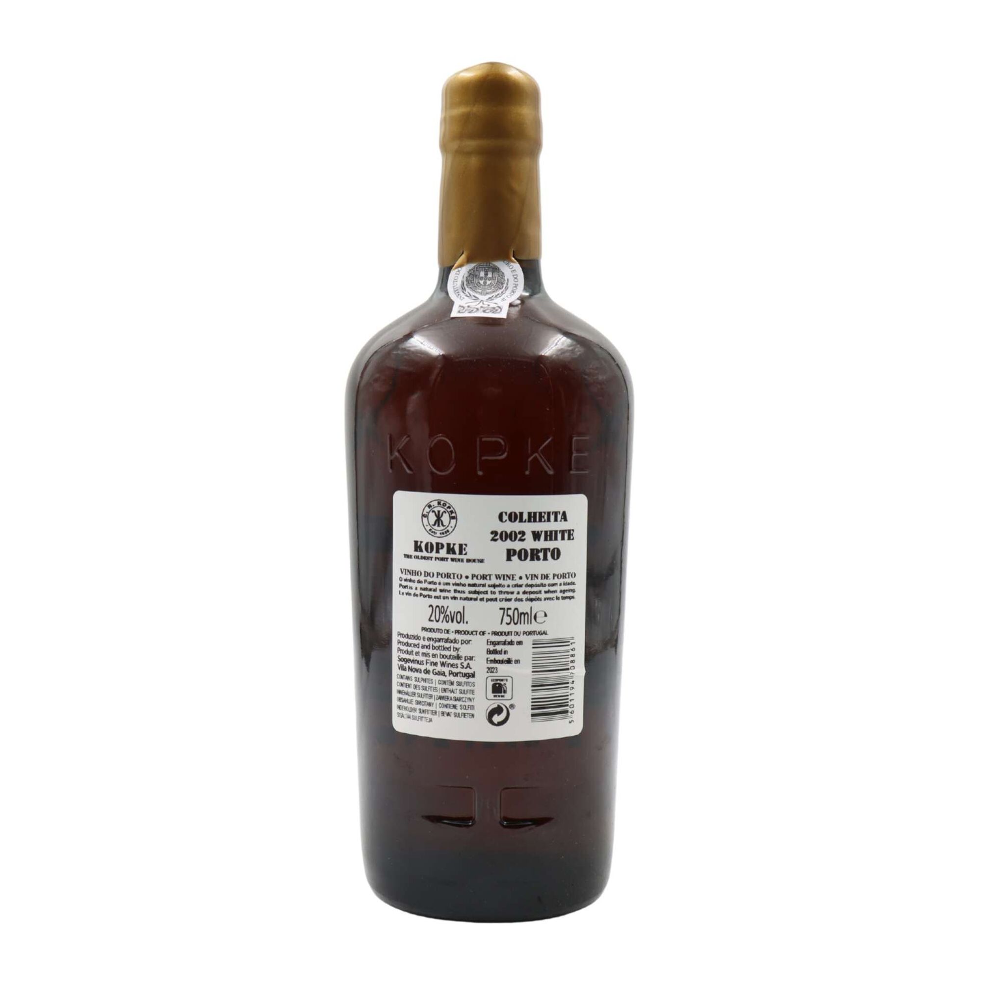 Kopke Colheita 2002 Vinho Do Porto Branco