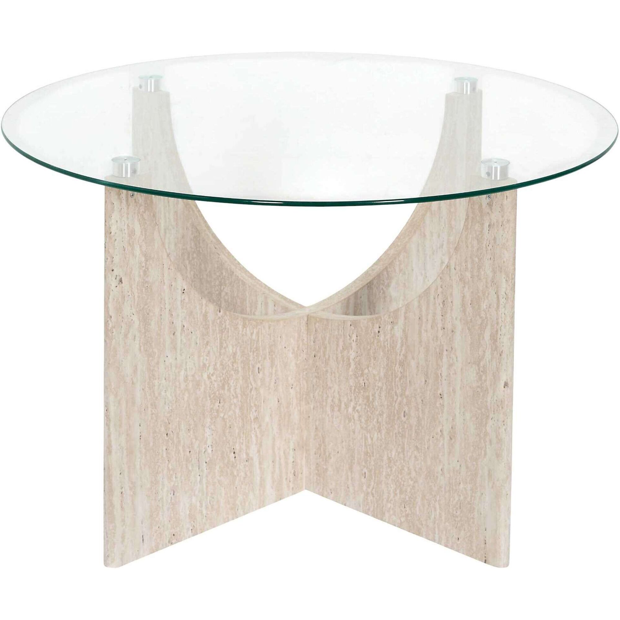 Mesa Centro Vidro Pietra