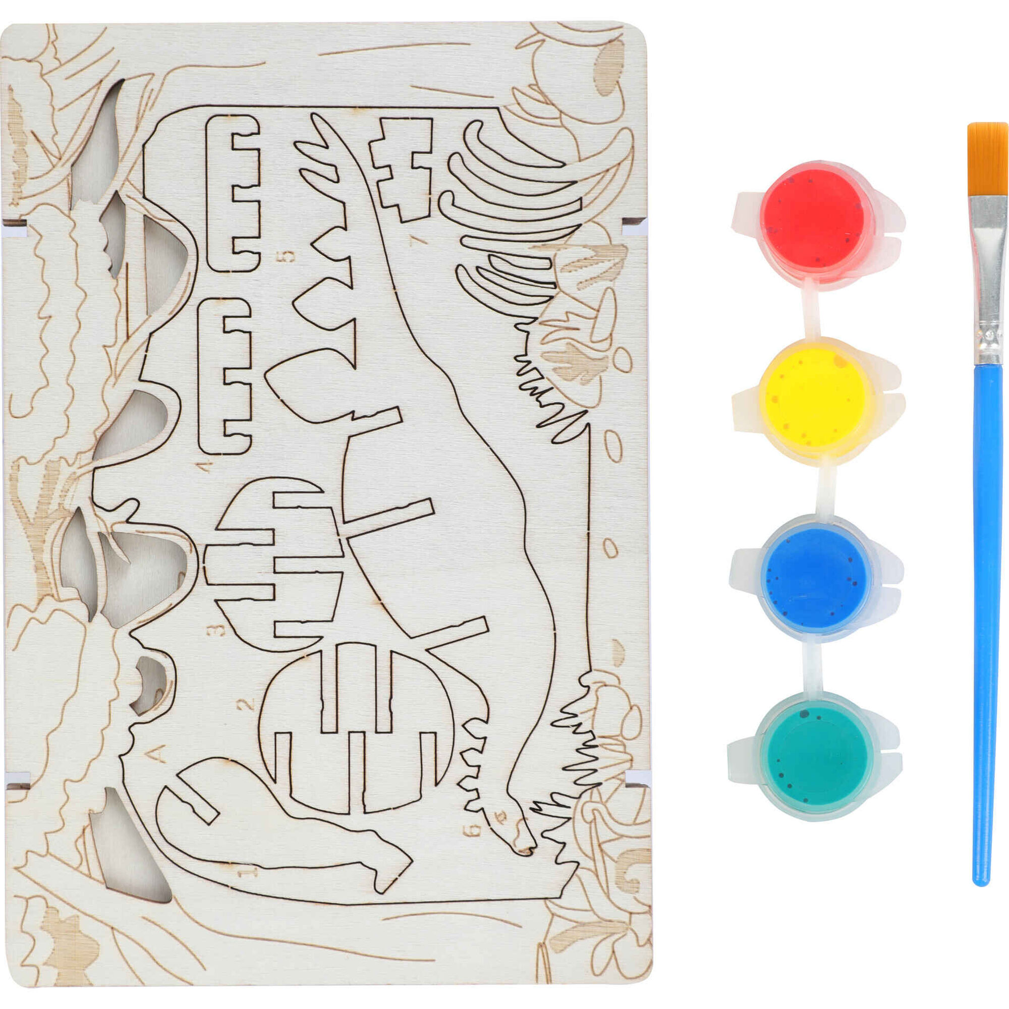 Kit de  em Madeira para Montar (v&aacute;rios modelos) Pintura