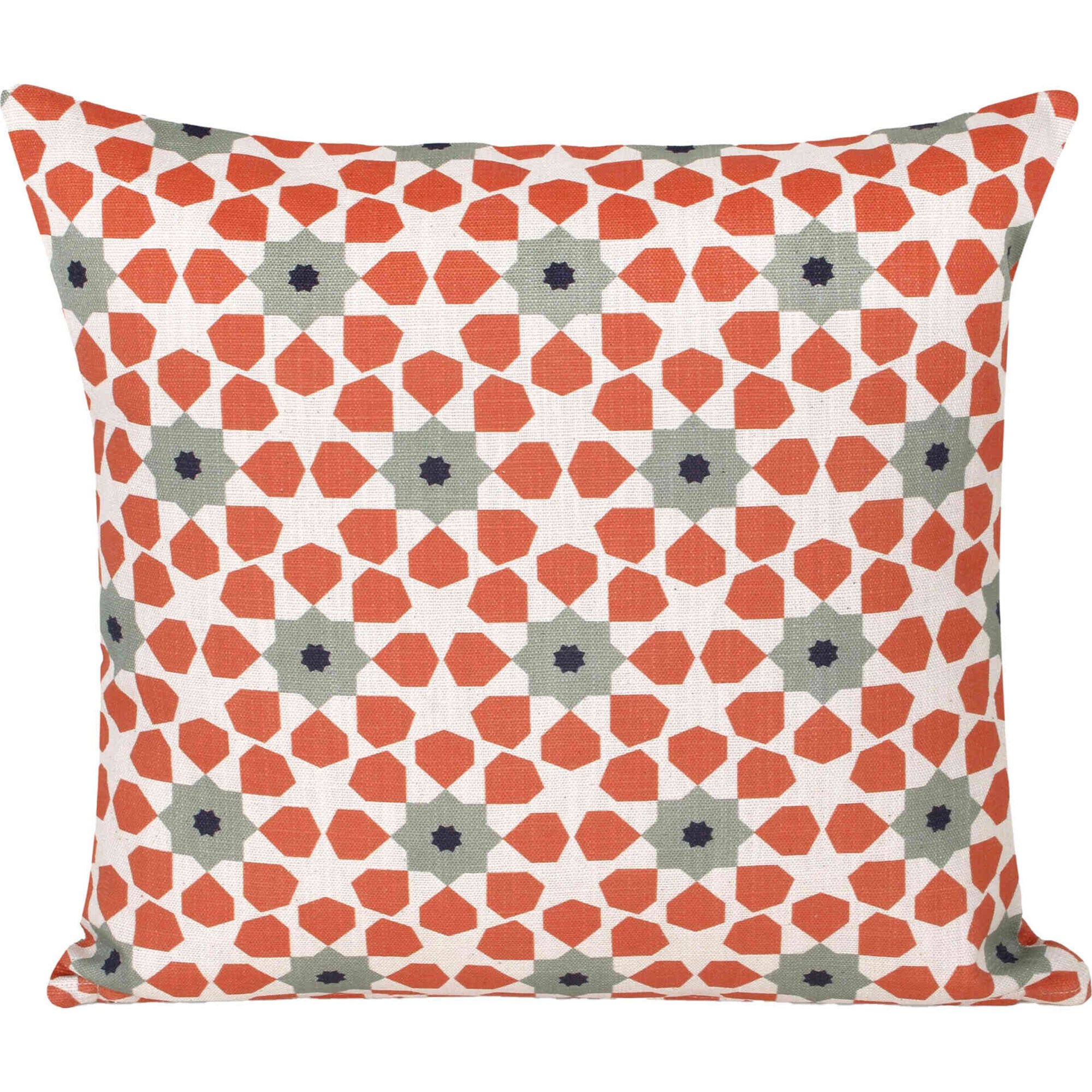 Almofada 45x45cm Geométrica Laranja