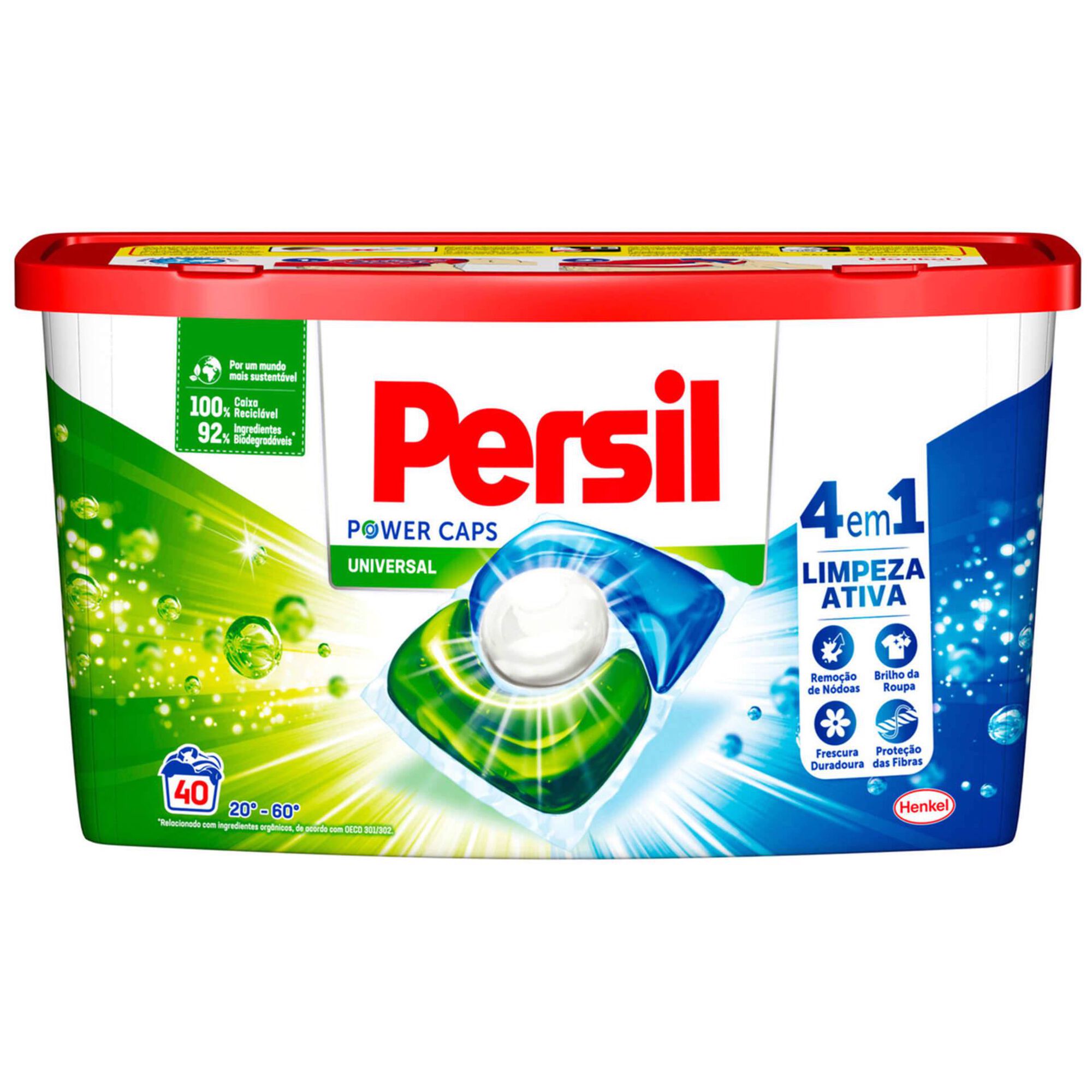 Detergente Máquina Roupa Cápsulas Universal