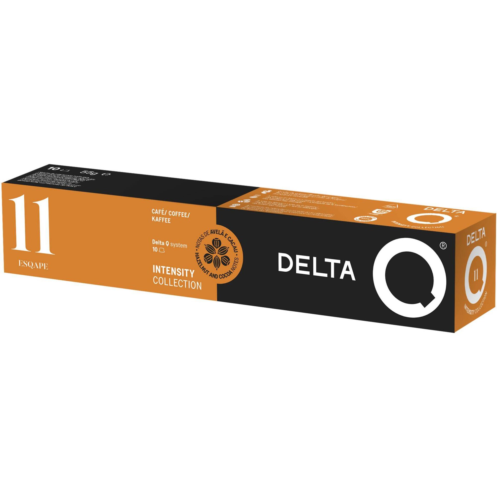 C&aacute;psulas de Caf&eacute; Esqape Tubo Int 11 Delta Q