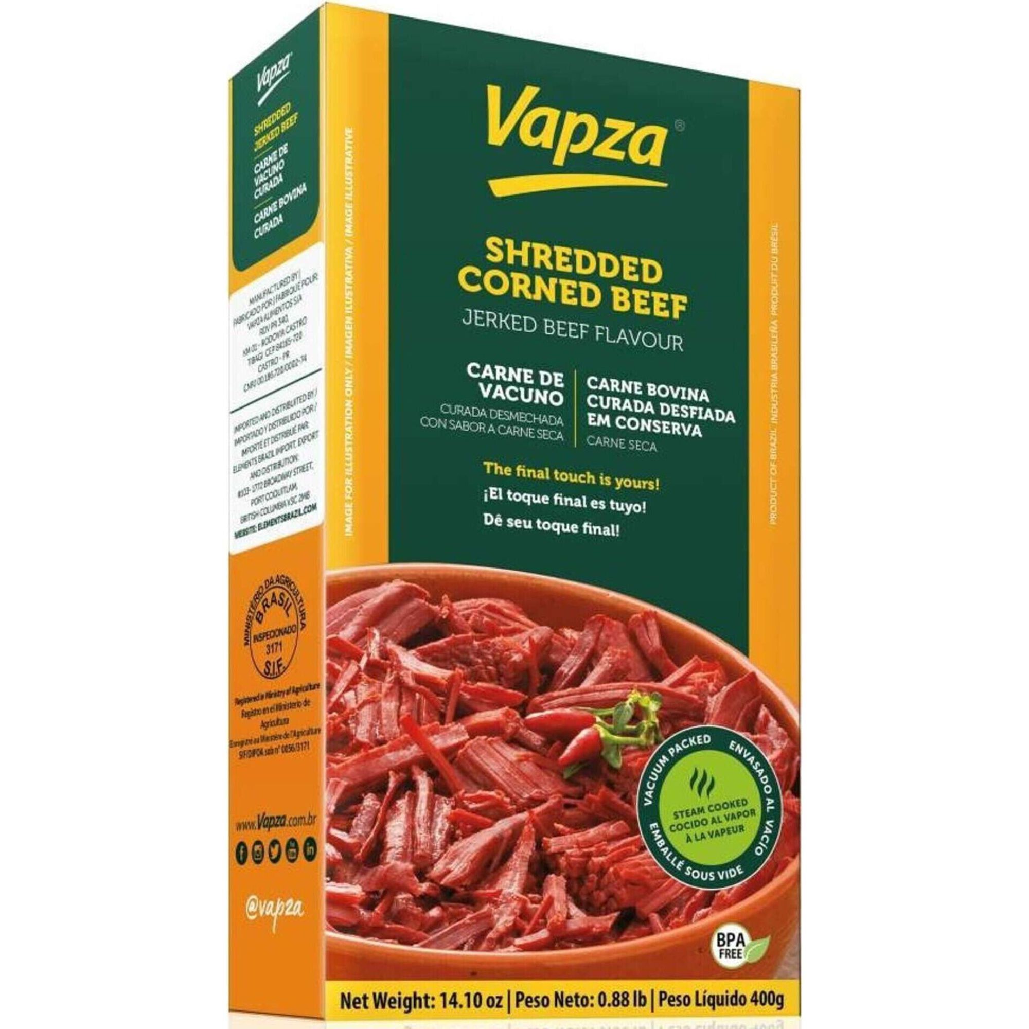 Carne Desfiada Sabor a Carne Vapza