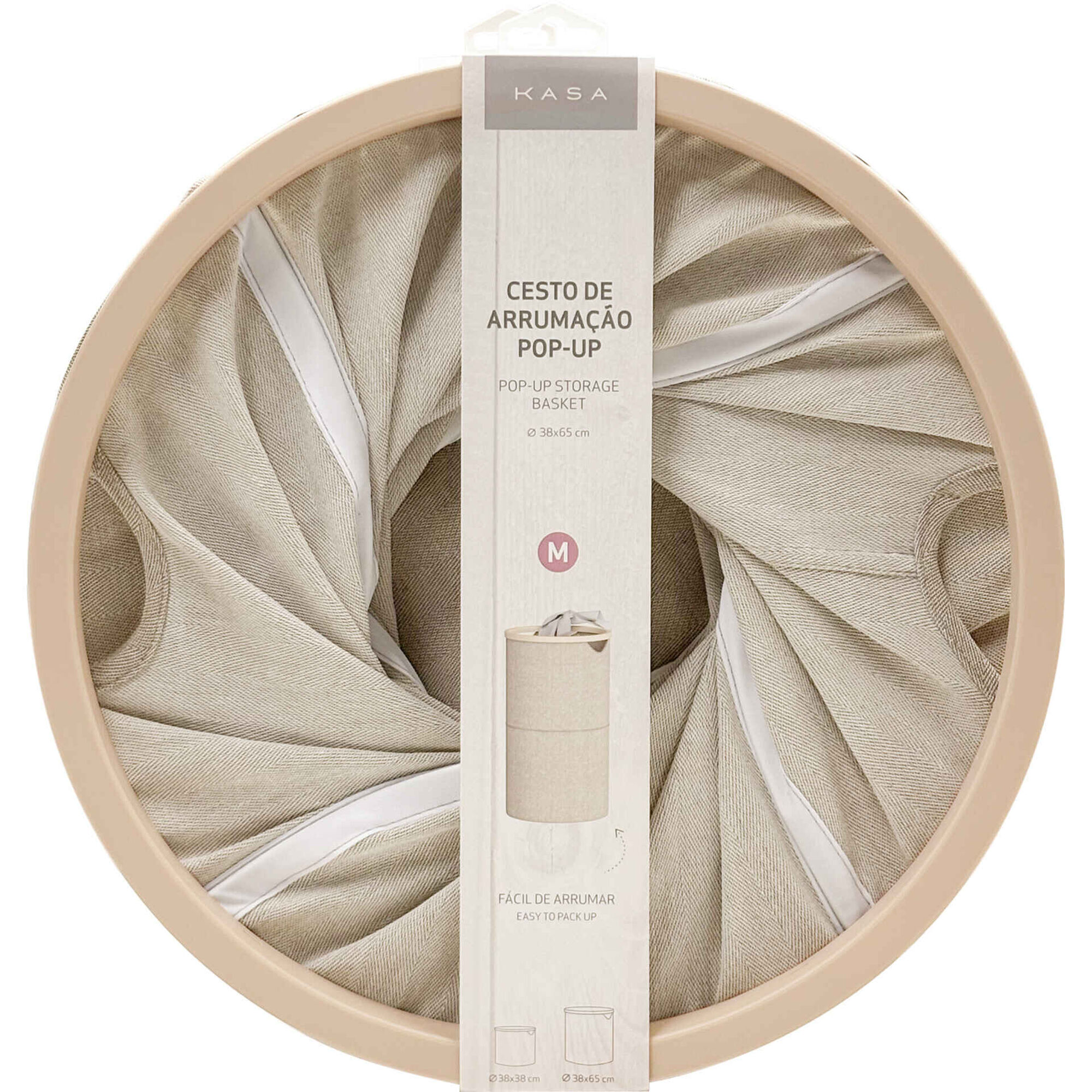 Cesto de Arruma&ccedil;&atilde;o Pop-up 38x38cm Kasa