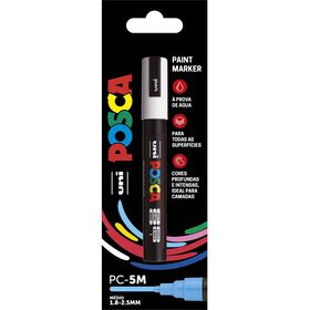 Marcador Posca Pc-5M Branco Uni
