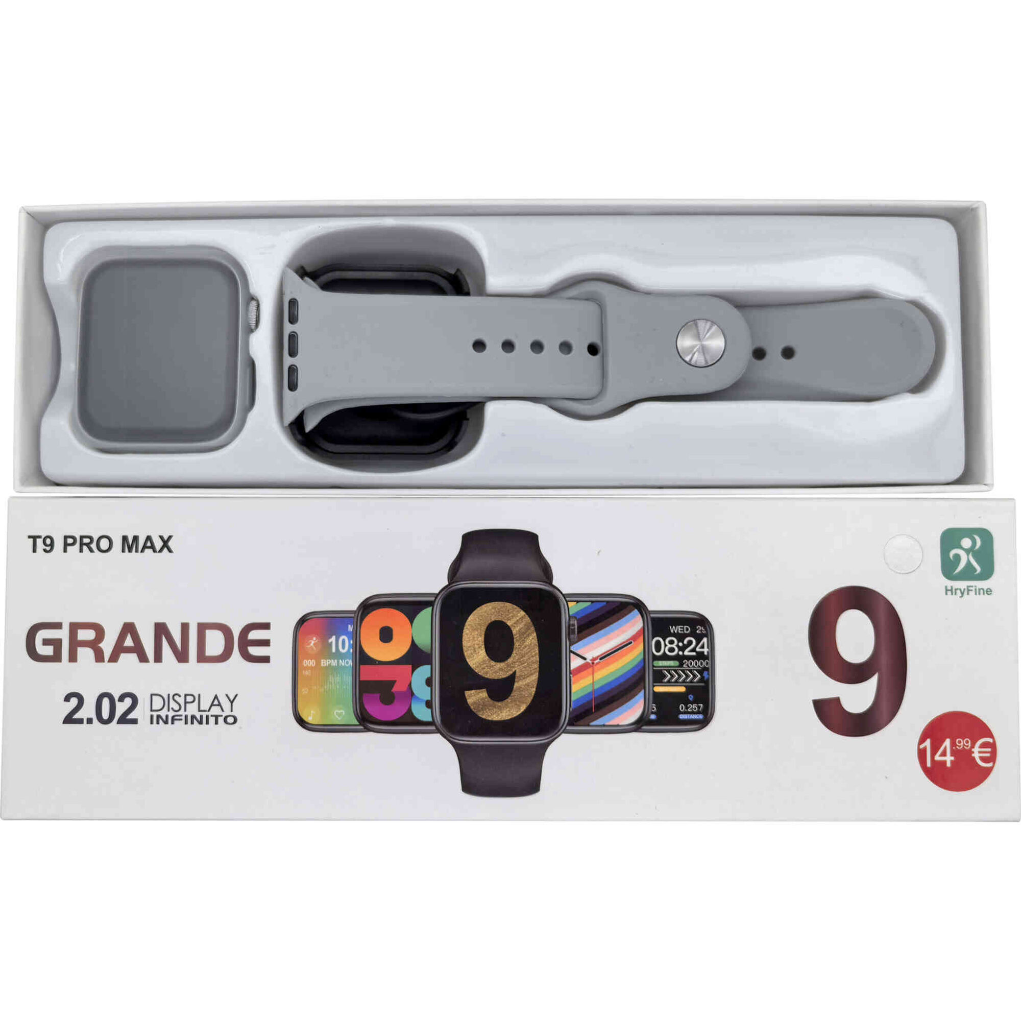 Smartwatch T9 Pro Max (várias cores)