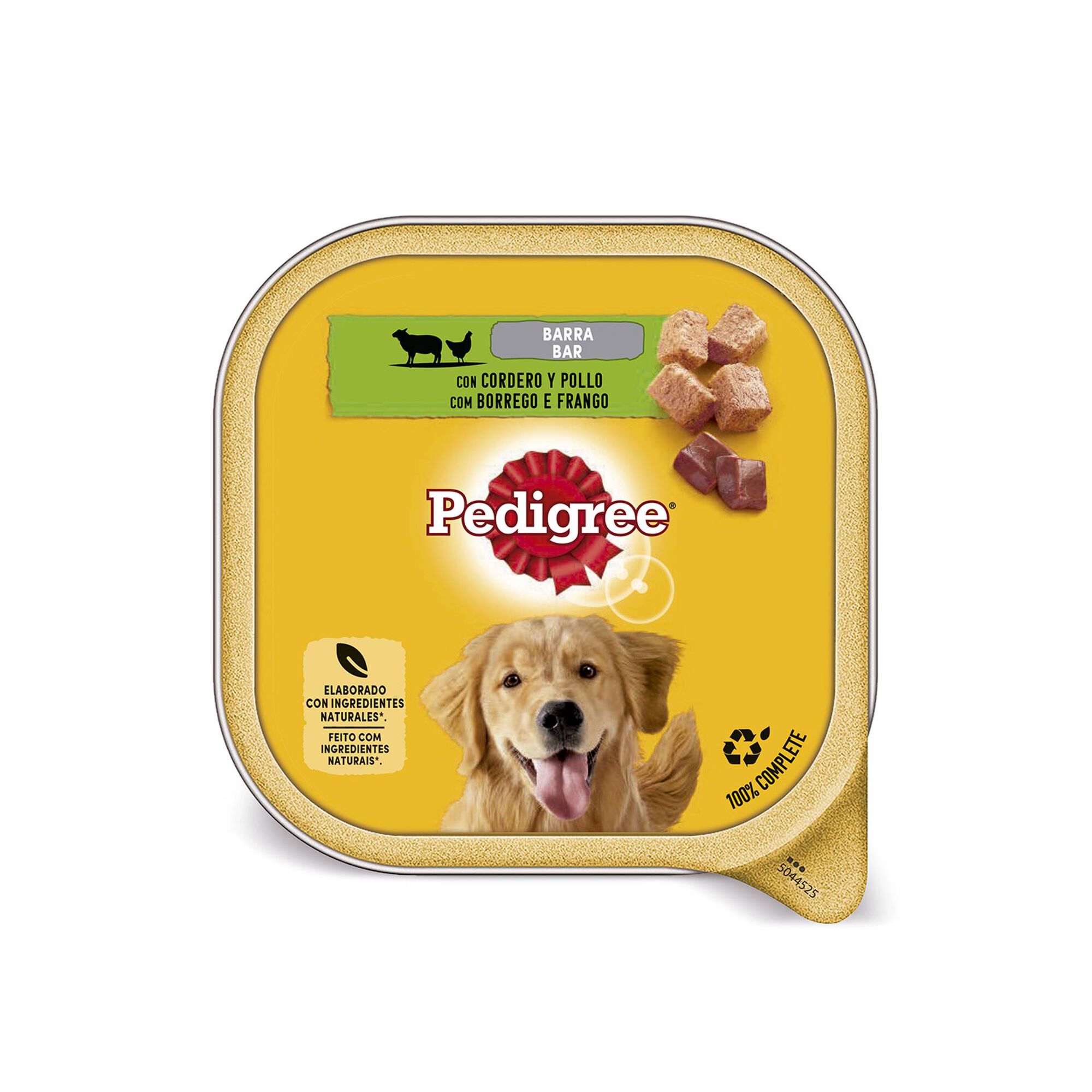 Comida Húmida para Cão Adulto Borrego e Galinha Terrina