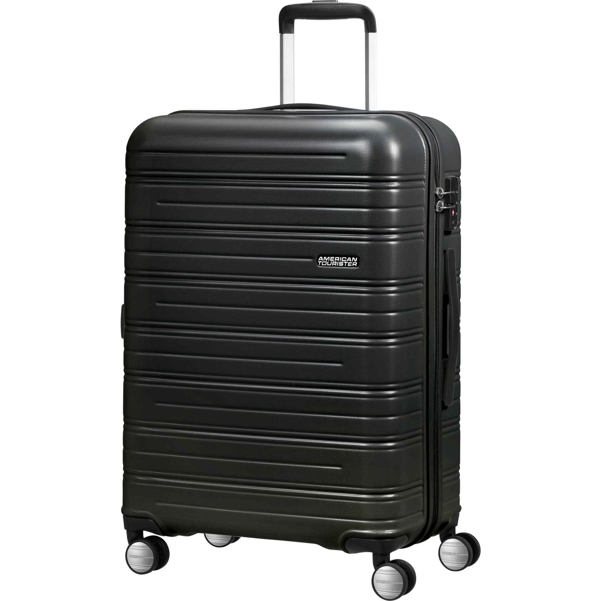 Mala de Viagem Média 4 Rodas Preta High Turn