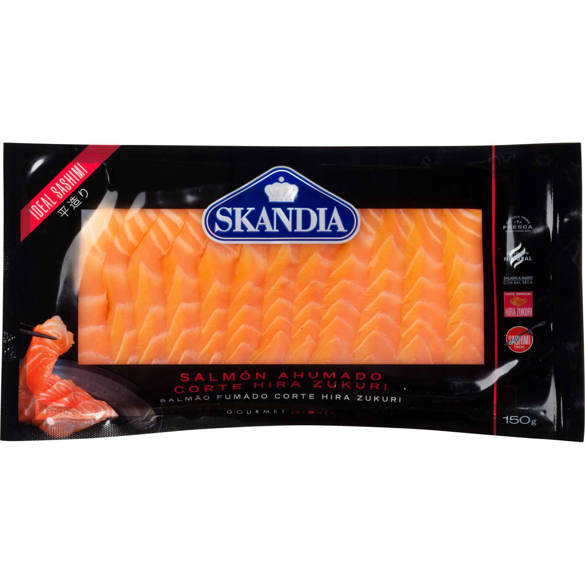 Salmão Fumado Corte Hira Zakuri