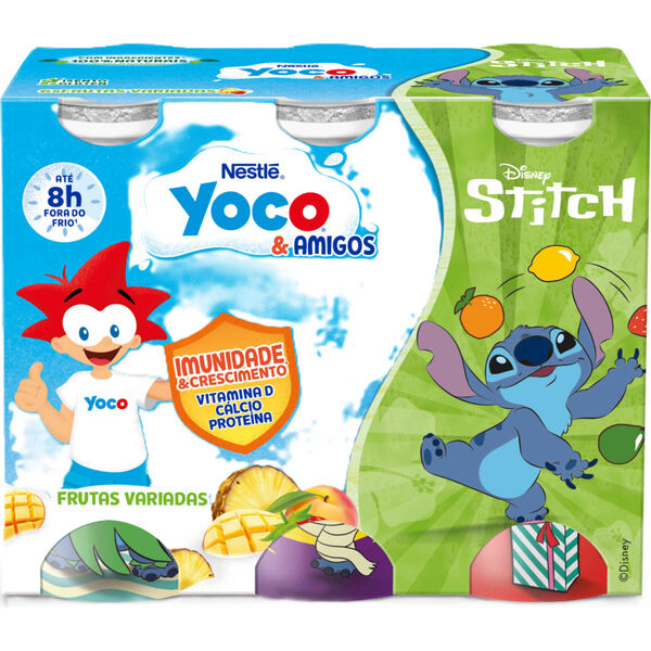 Iogurte Líquido Frutas Variadas Infantil Yoco