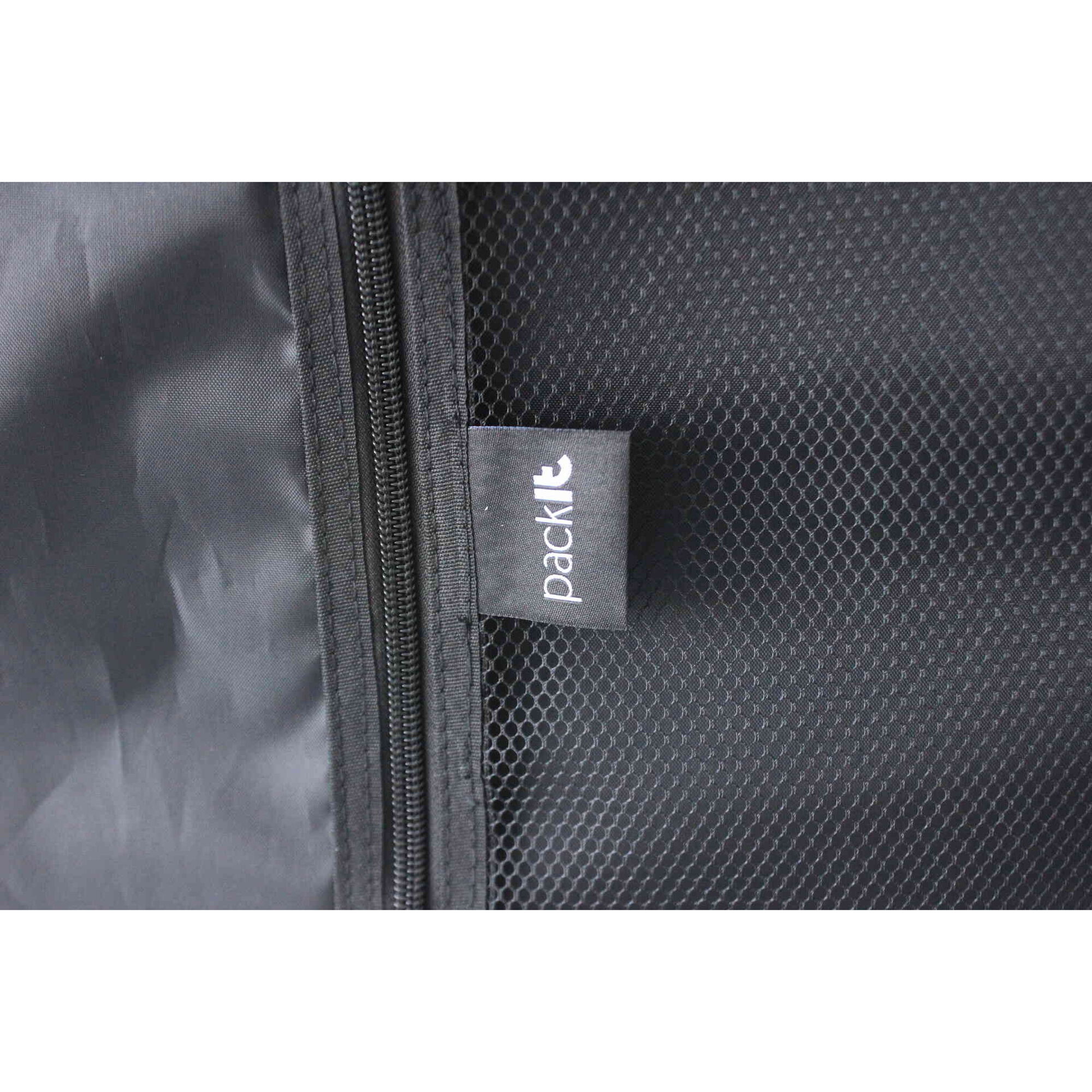 Mala de Viagem M&eacute;dia 4 Rodas Preta Oslo Pack It