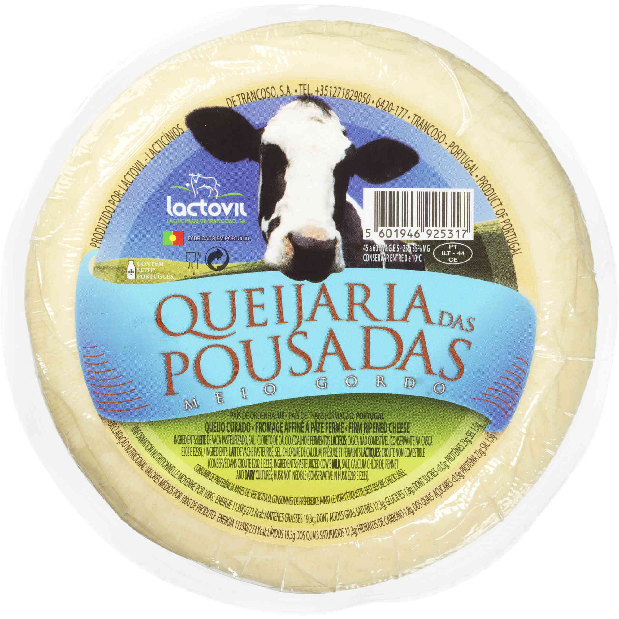 Queijo de Vaca Curado Meio Gordo