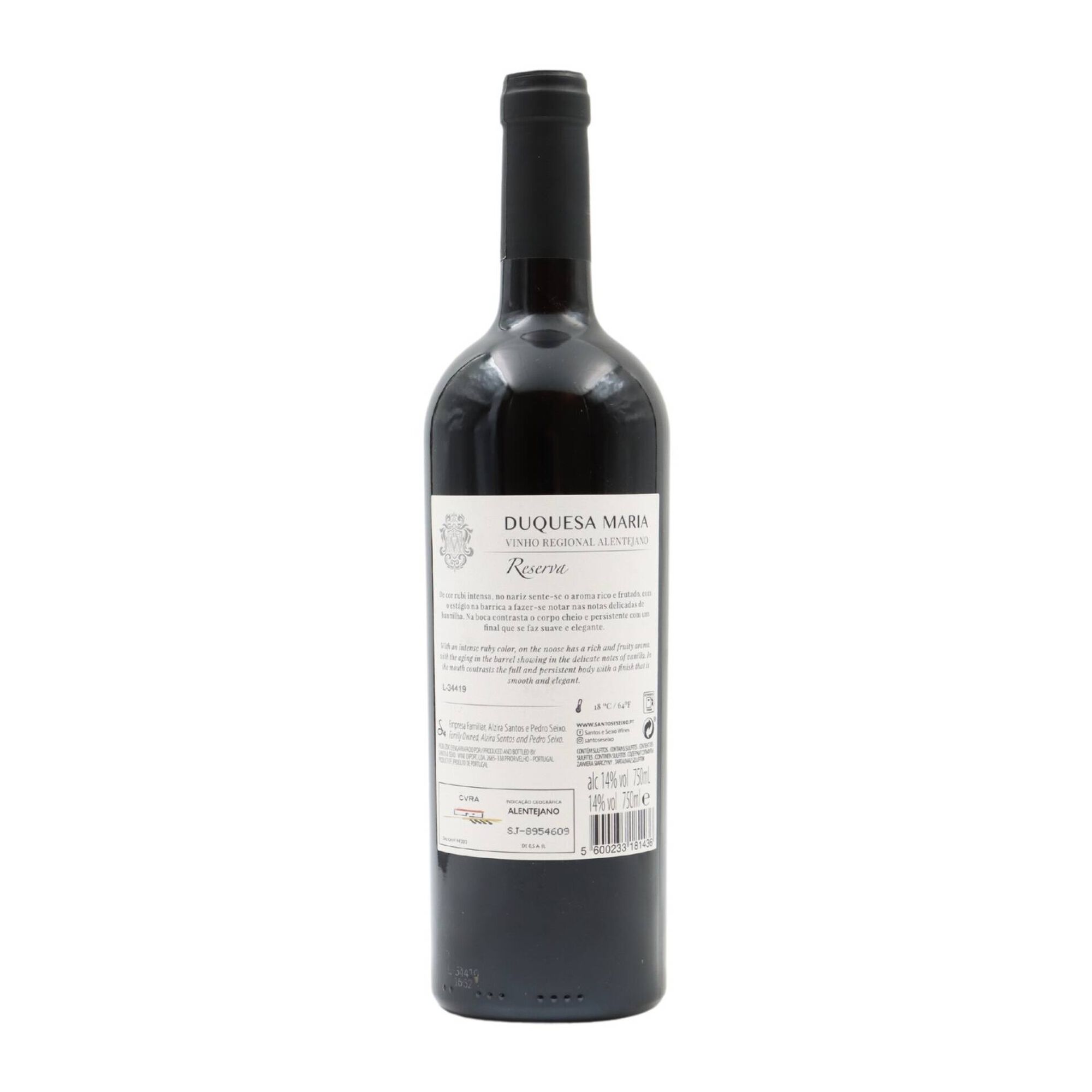 Duquesa Maria Reserva Alentejano Vinho Tinto