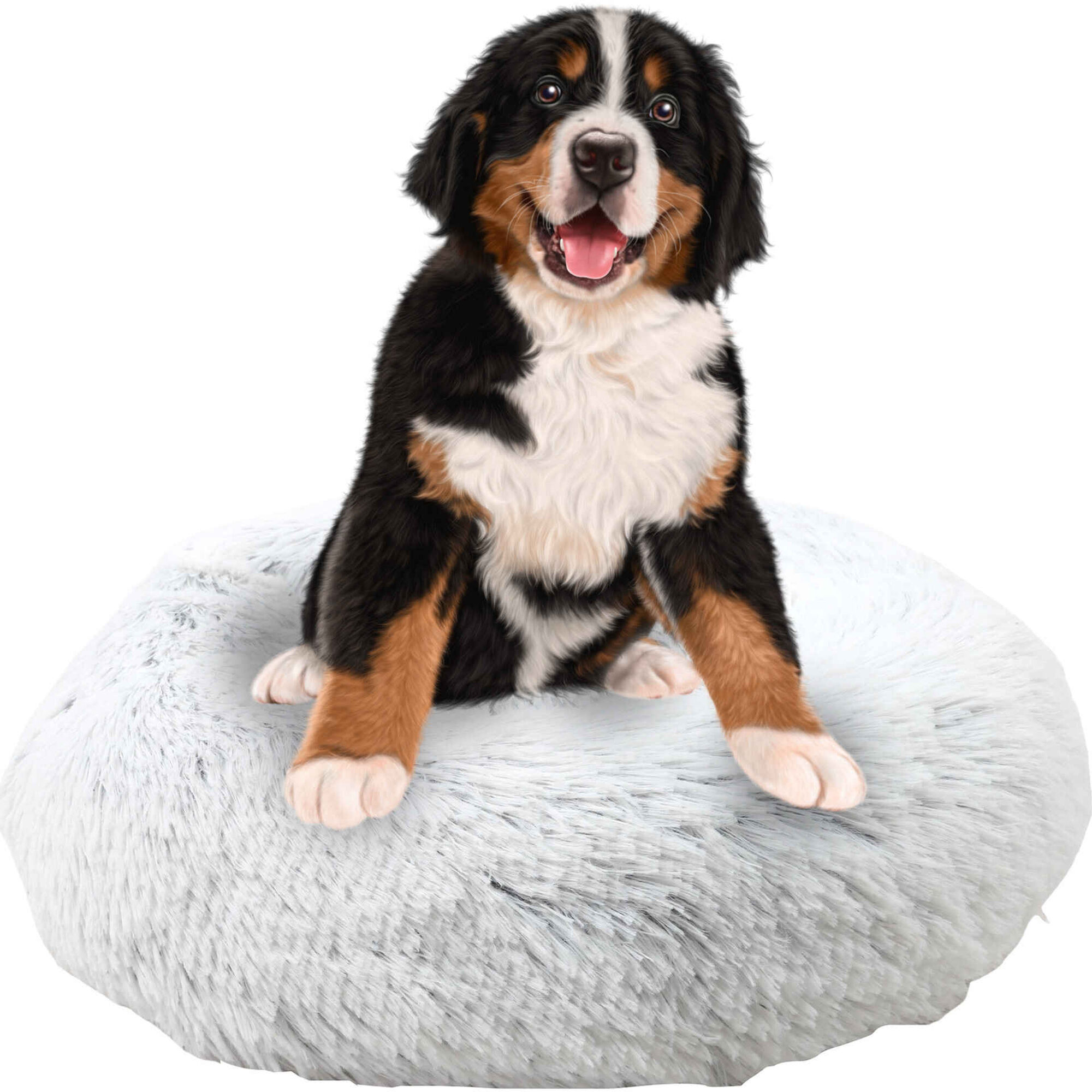 Cama Fluffy Cinza Claro 45 cm