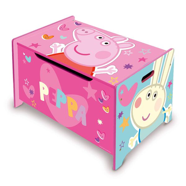 Banco de brinquedo de madeira Peppa Pig Rosa Peppa Pig