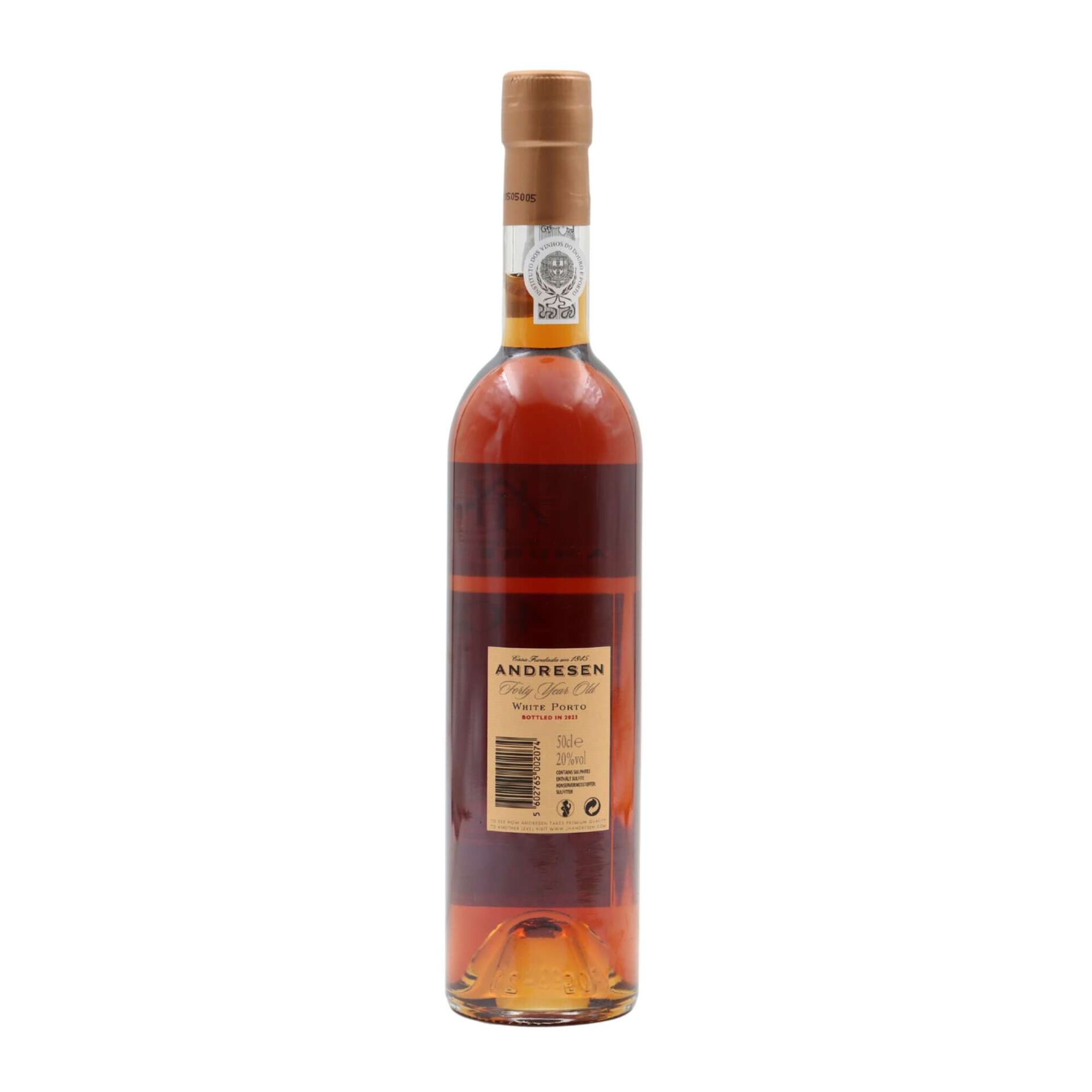 J. H. Andresen 40 Anos Vinho Do Porto Branco