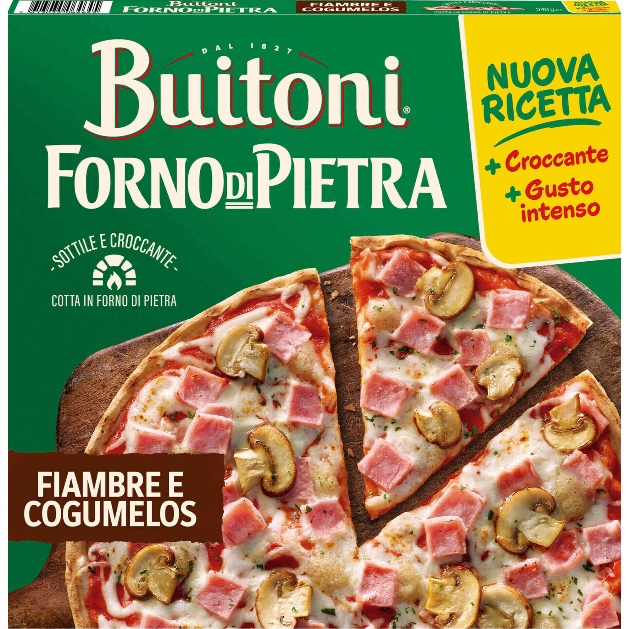 Pizza Forno Di Pietra Fiambre e Cogumelos Buitoni Forno di Pietra