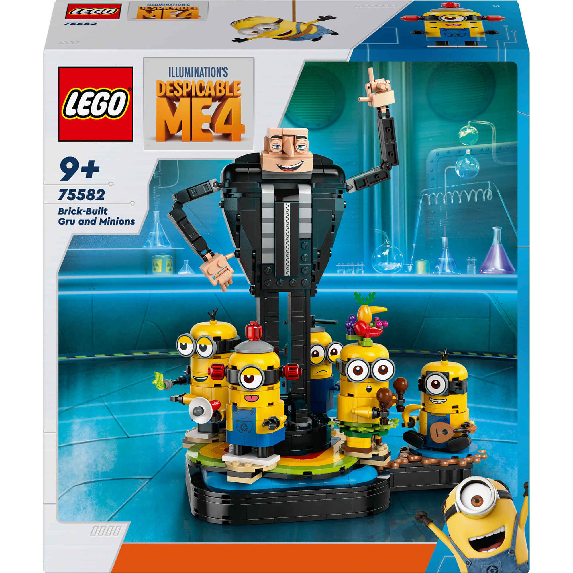 Gru e Minions Construídos com Peças - 75582