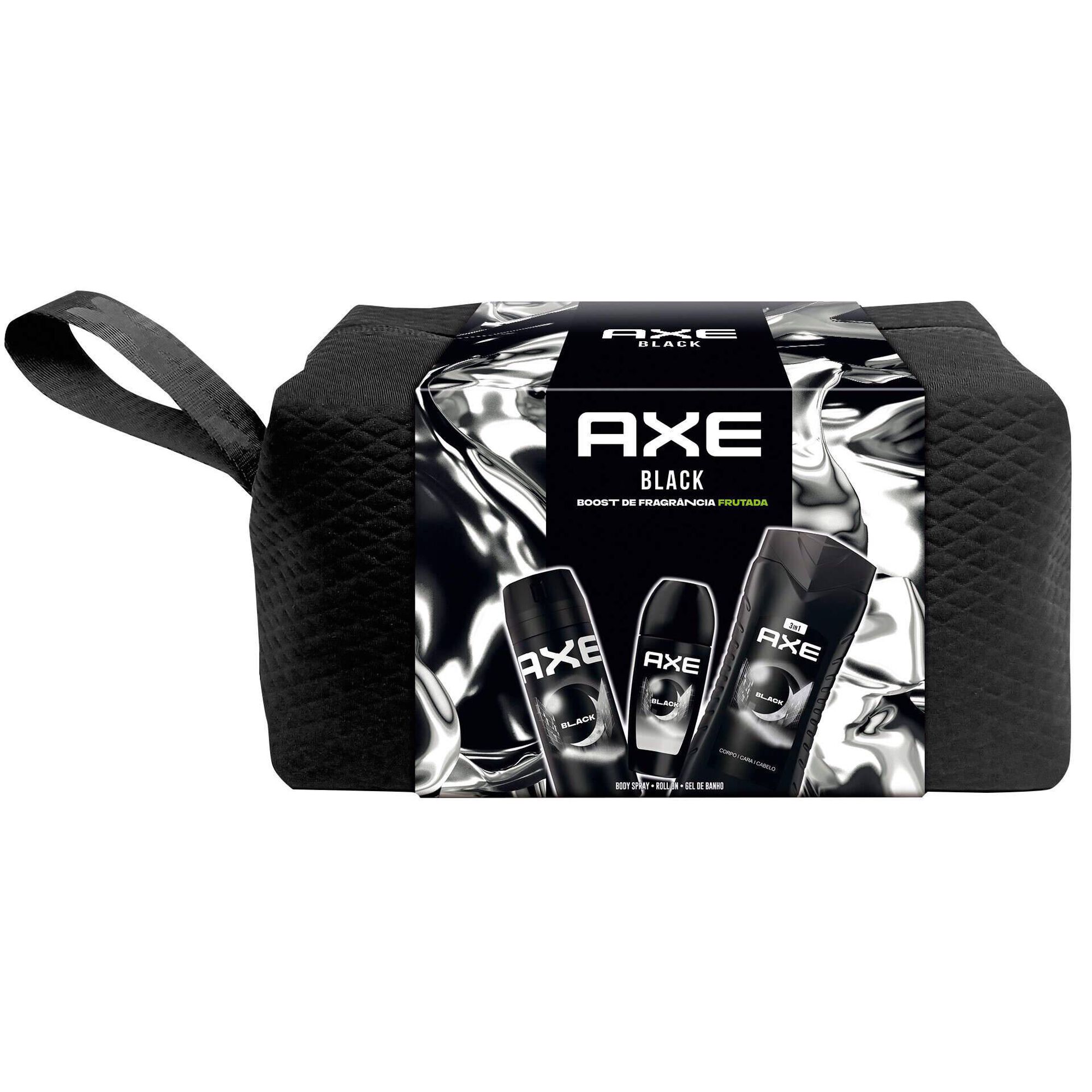 Coffret Black Boost de Fragrância Frutada + Oferta Bolsa Coffret Black Boost de Fragrância Frutada + Oferta Bolsa