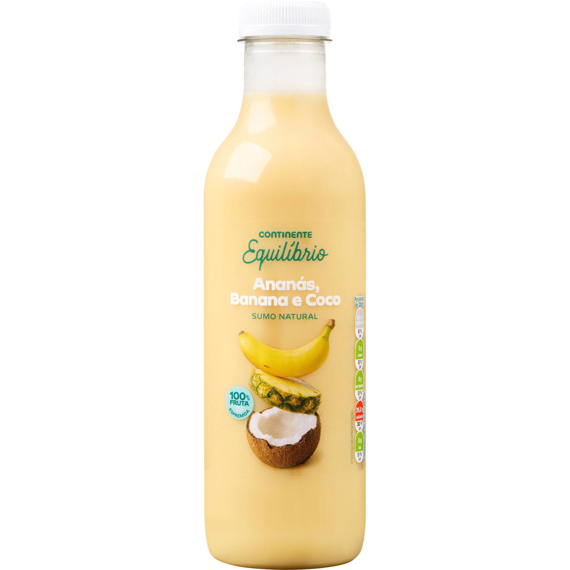 Sumo 100% Anan&aacute;s, Banana e Coco Continente Equil&iacute;brio